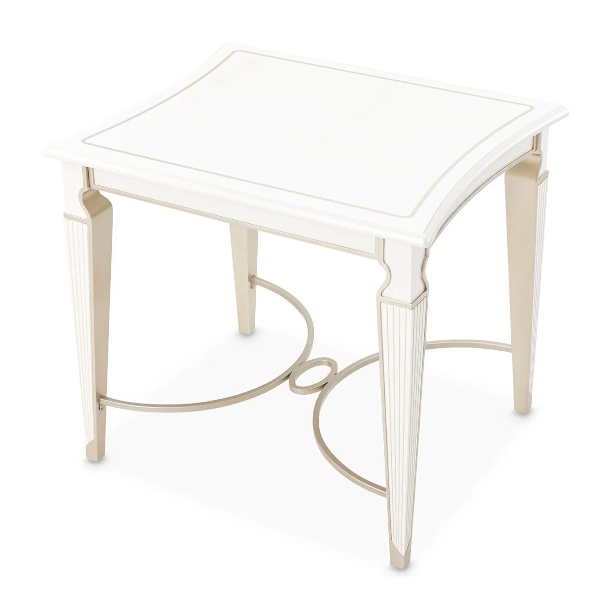 La Marisia End Table - Creamy Pearl - Image 4