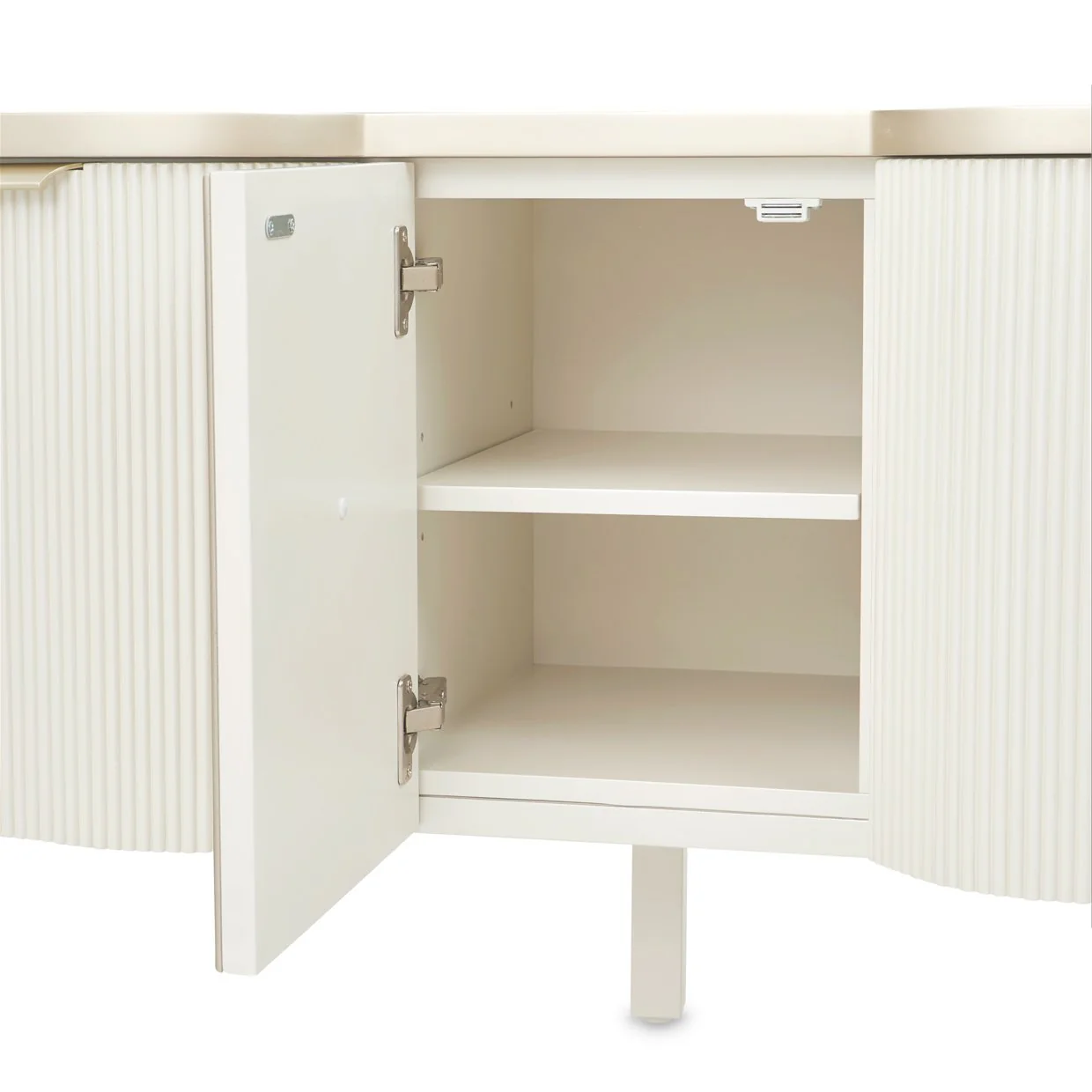 La Marisia Media Cabinet - Creamy Pearl - Image 8