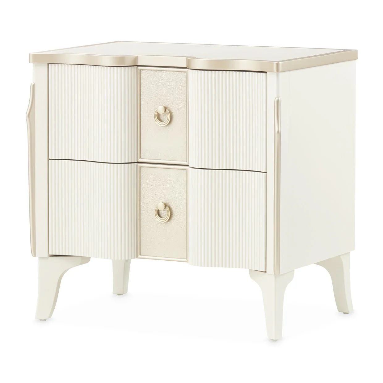 La Marisia Nightstand - Creamy Pearl - Image 14