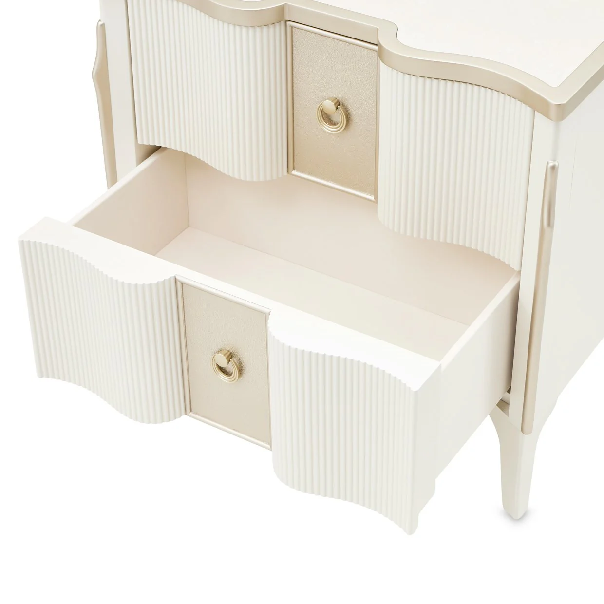 La Marisia Nightstand - Creamy Pearl - Image 7