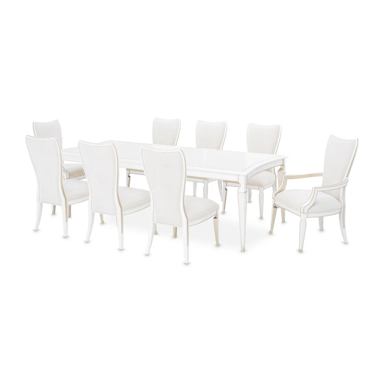 La Marisia Rectangular Dining Table - Creamy Pearl - Image 12
