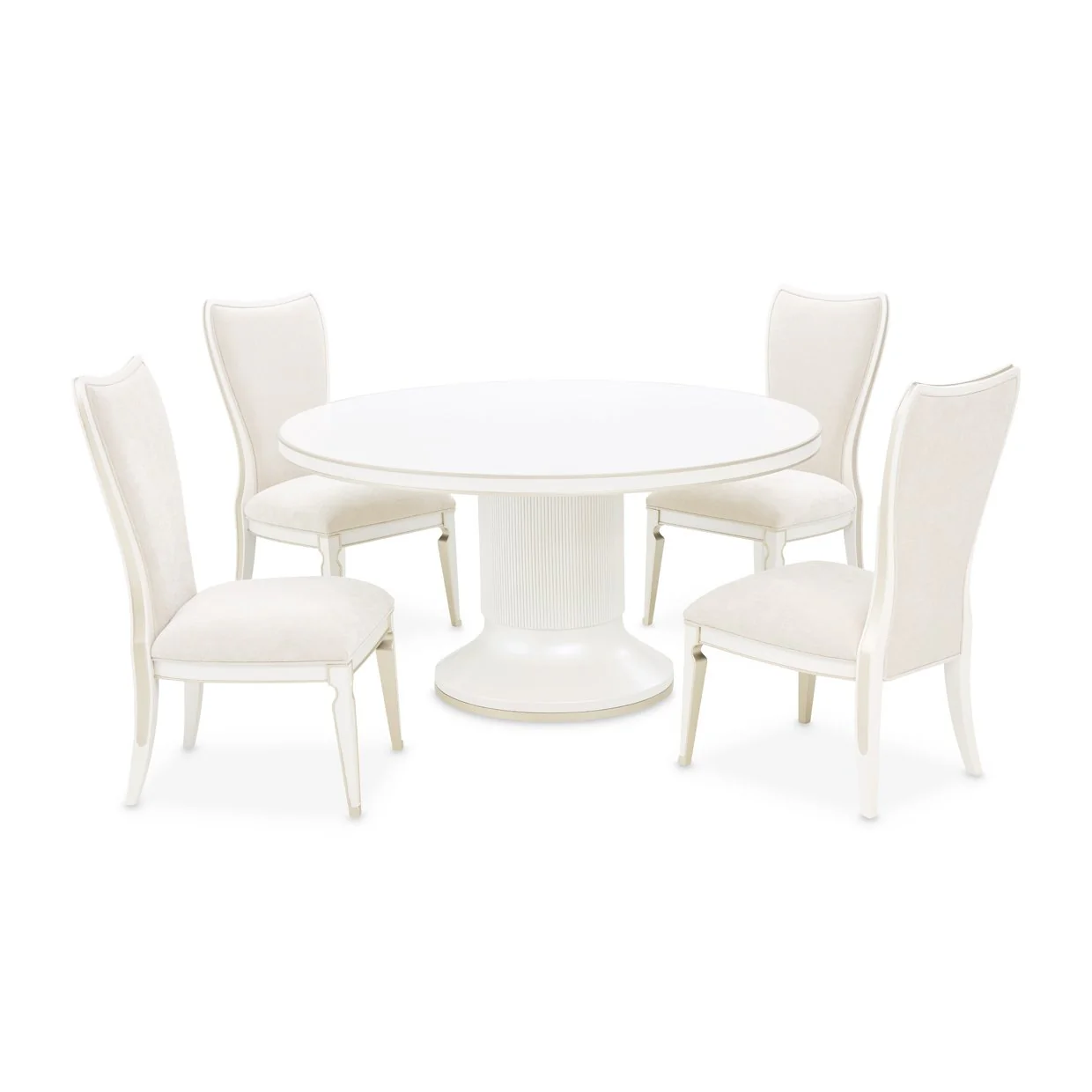La Marisia Round Dining Table - Creamy Pearl - Image 8