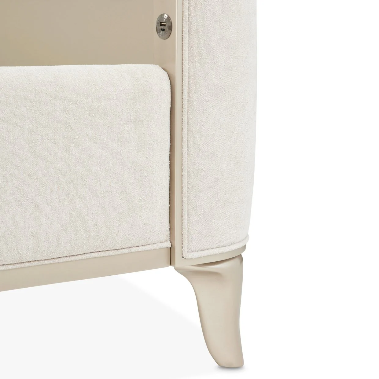 La Marisia Upholstered King Bed - Tranquil/Champagne Gold - Image 8