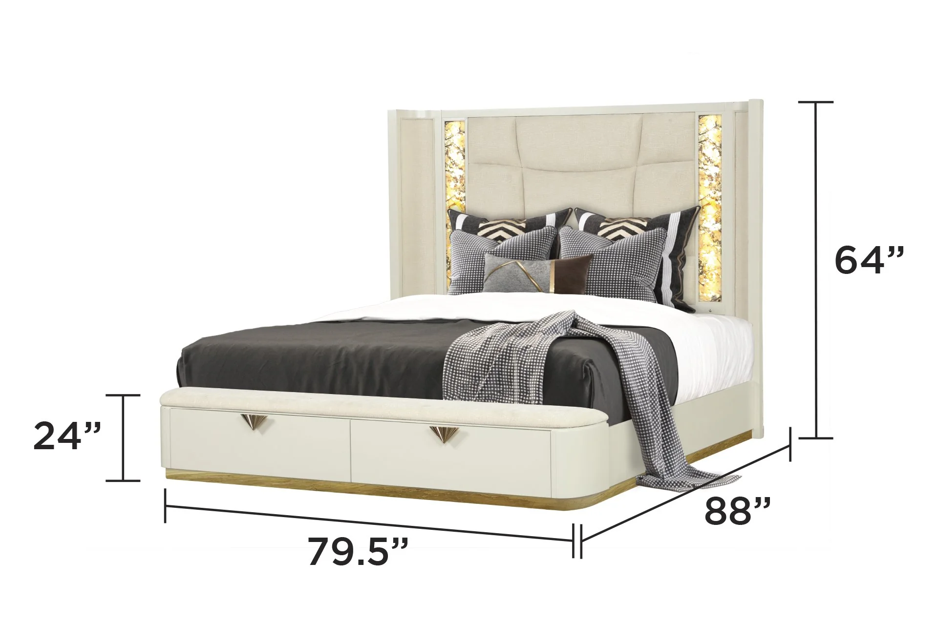 La Pierre King Bed - Image 3