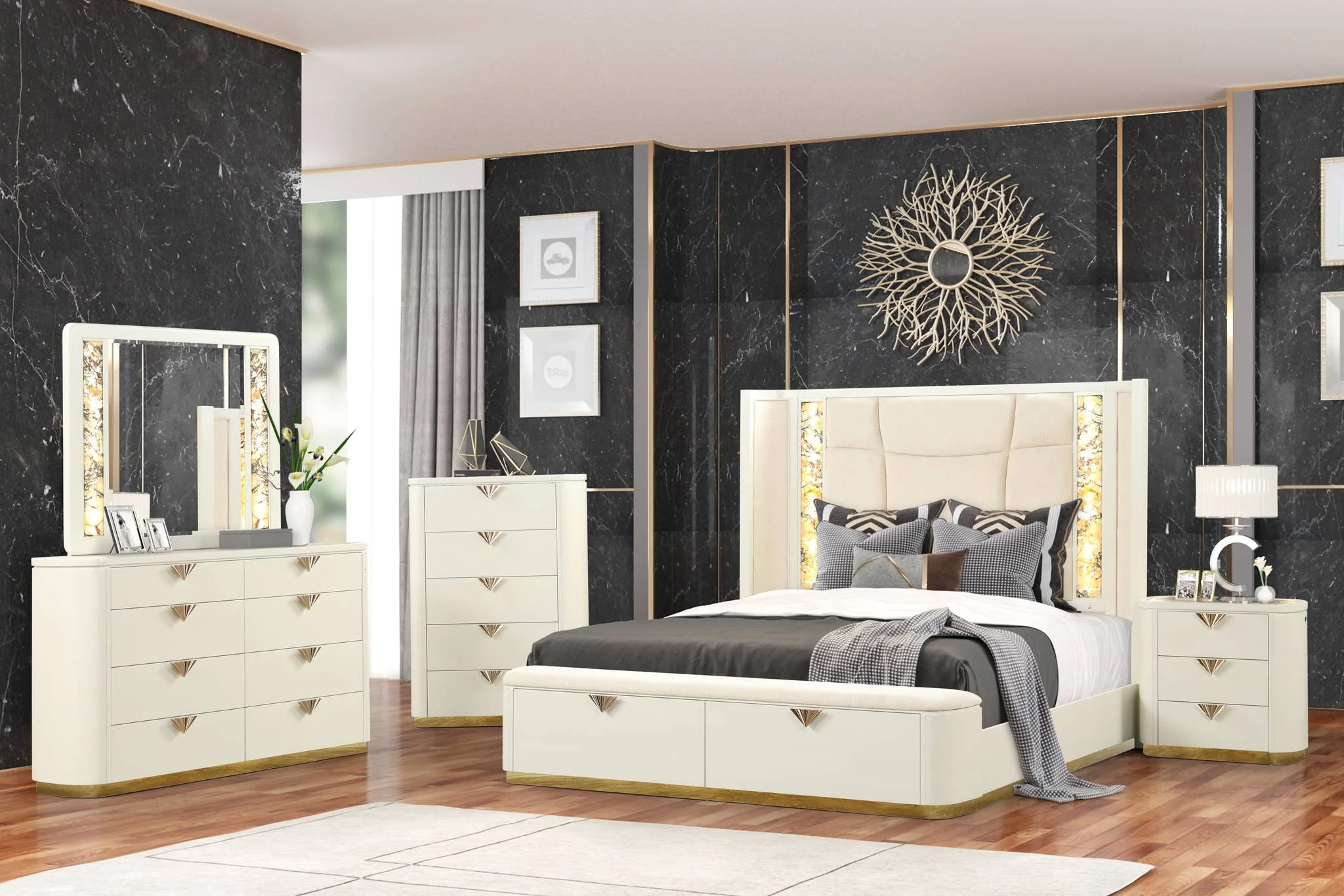 La Pierre Queen 5PC Bedroom Set - Image 21