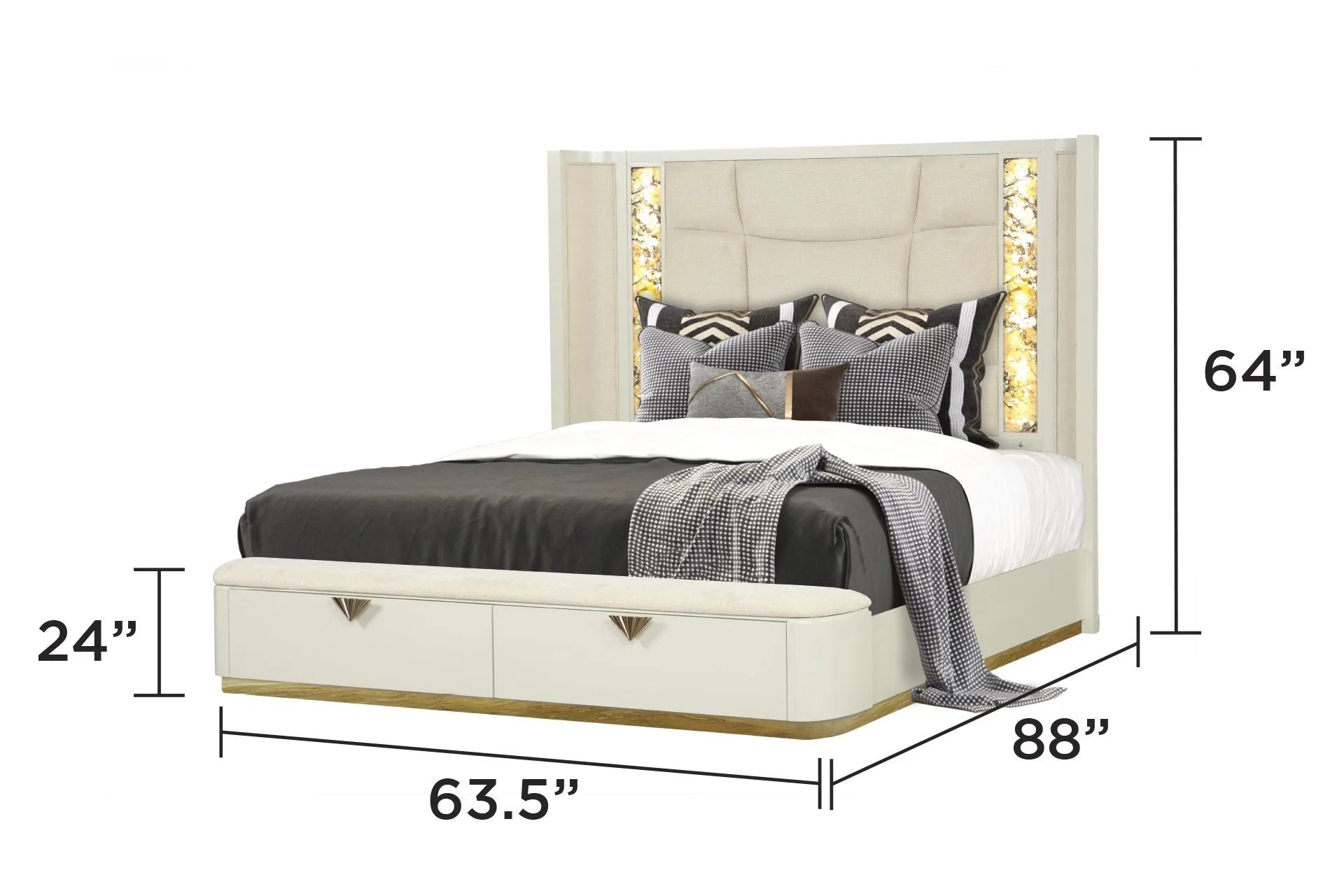La Pierre Queen Bed - Image 4