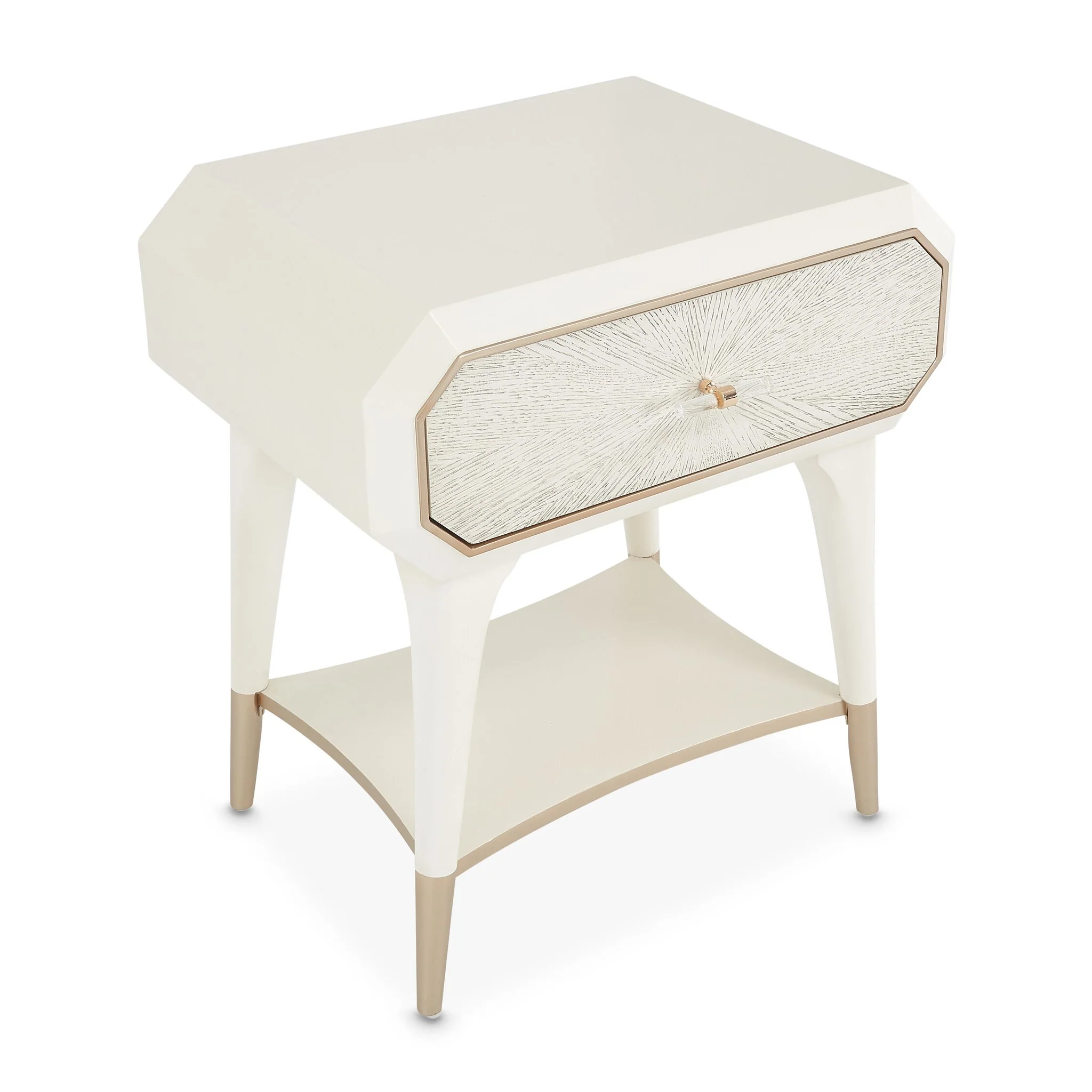 La Rachelle 1-Drawer Nightstand - Champagne - Image 3