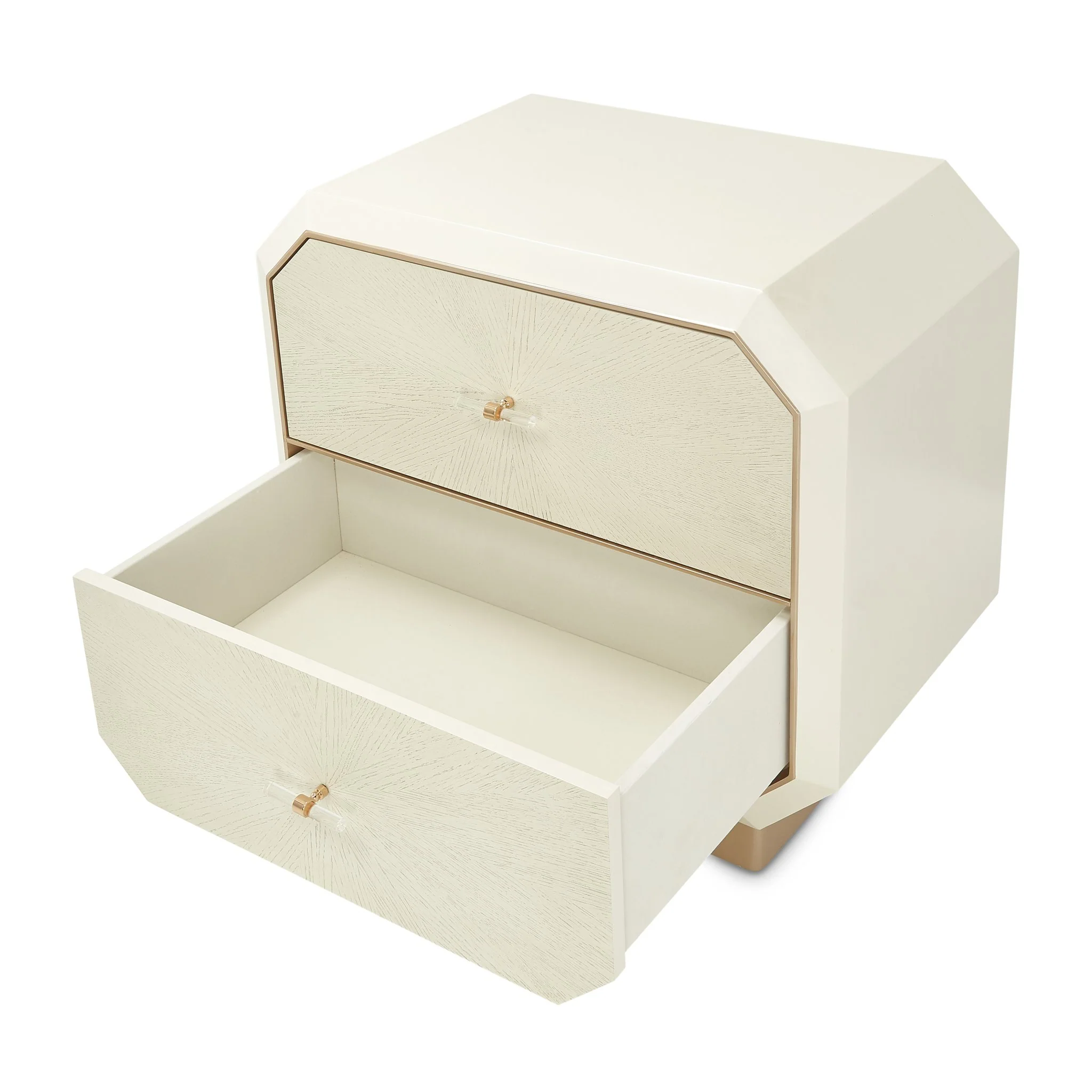 La Rachelle 2-Drawer Nightstand - Champagne - Image 4