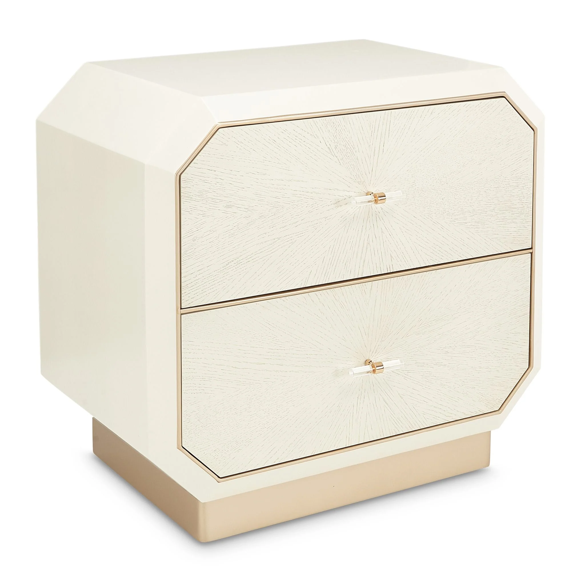 La Rachelle 2-Drawer Nightstand - Champagne - Image 6