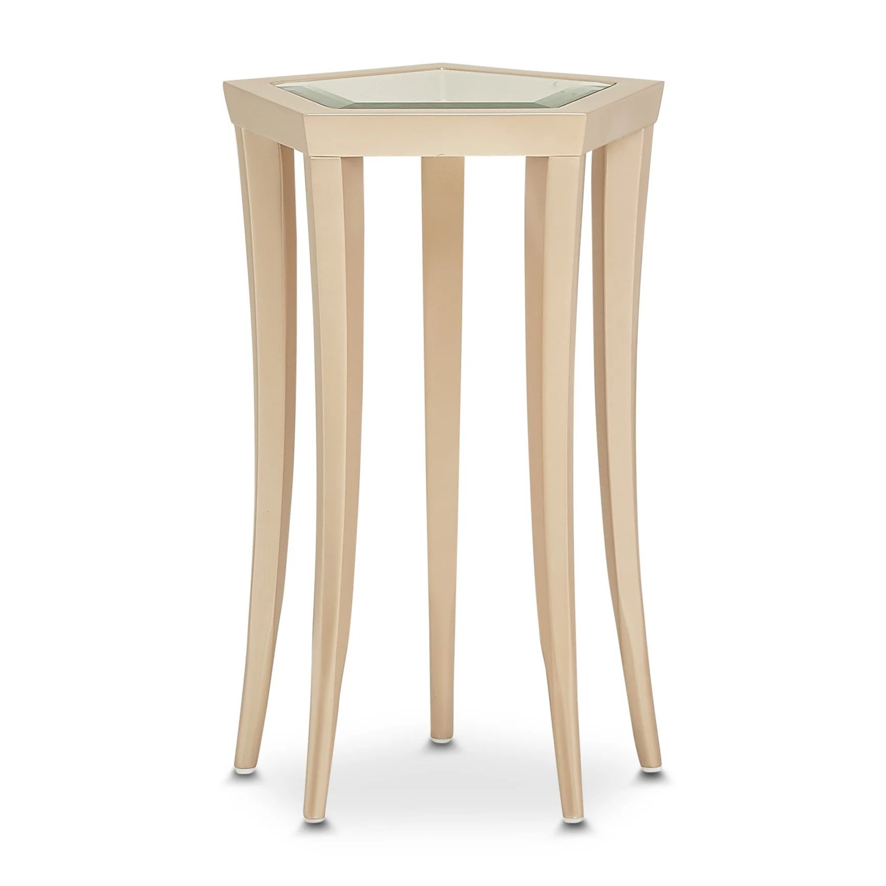 La Rachelle Chairside Table - Champagne - Image 2