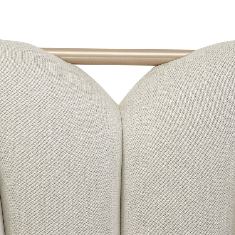 La Rachelle Dining Arm Chair - Medium Champagne - Image 9