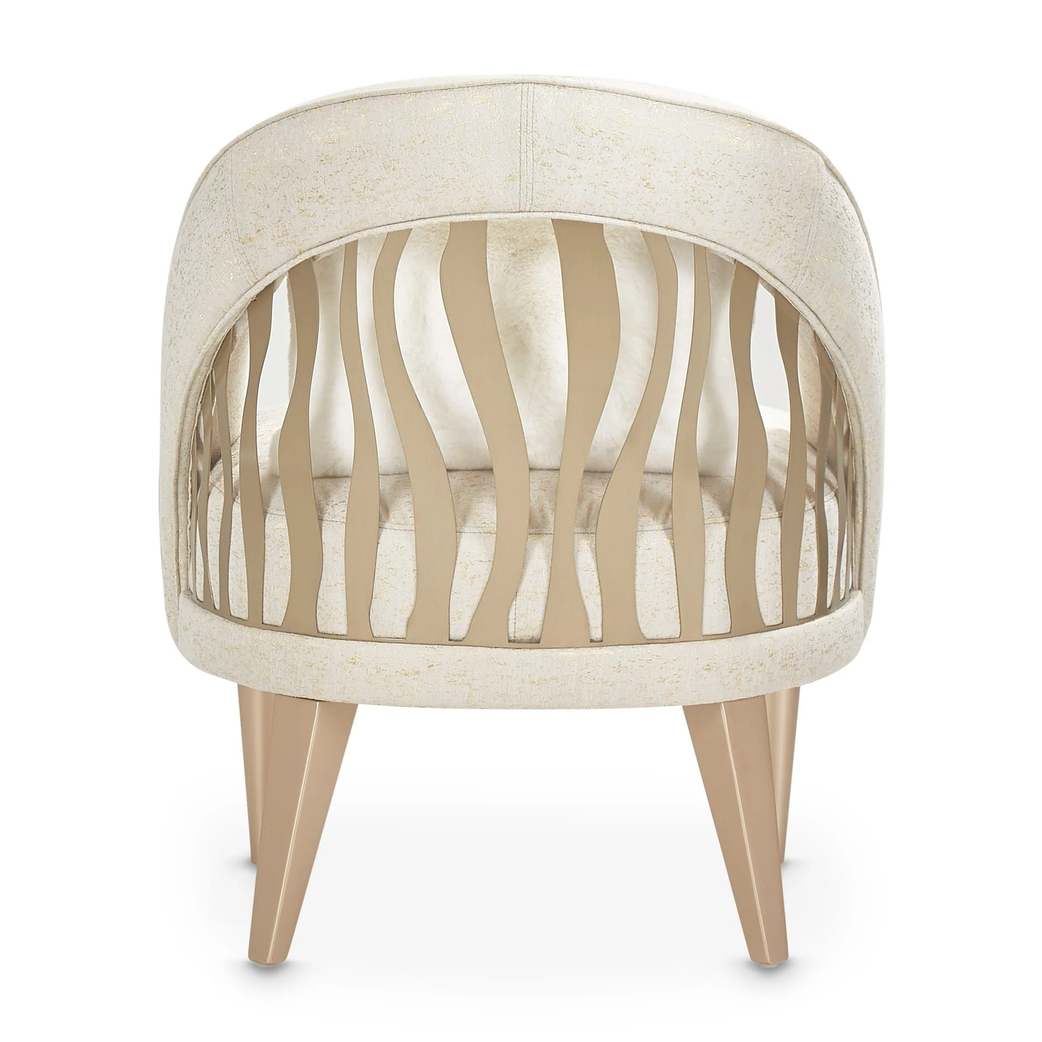 La Rachelle Flame Chair - Gold Rush/Champagne - Image 4