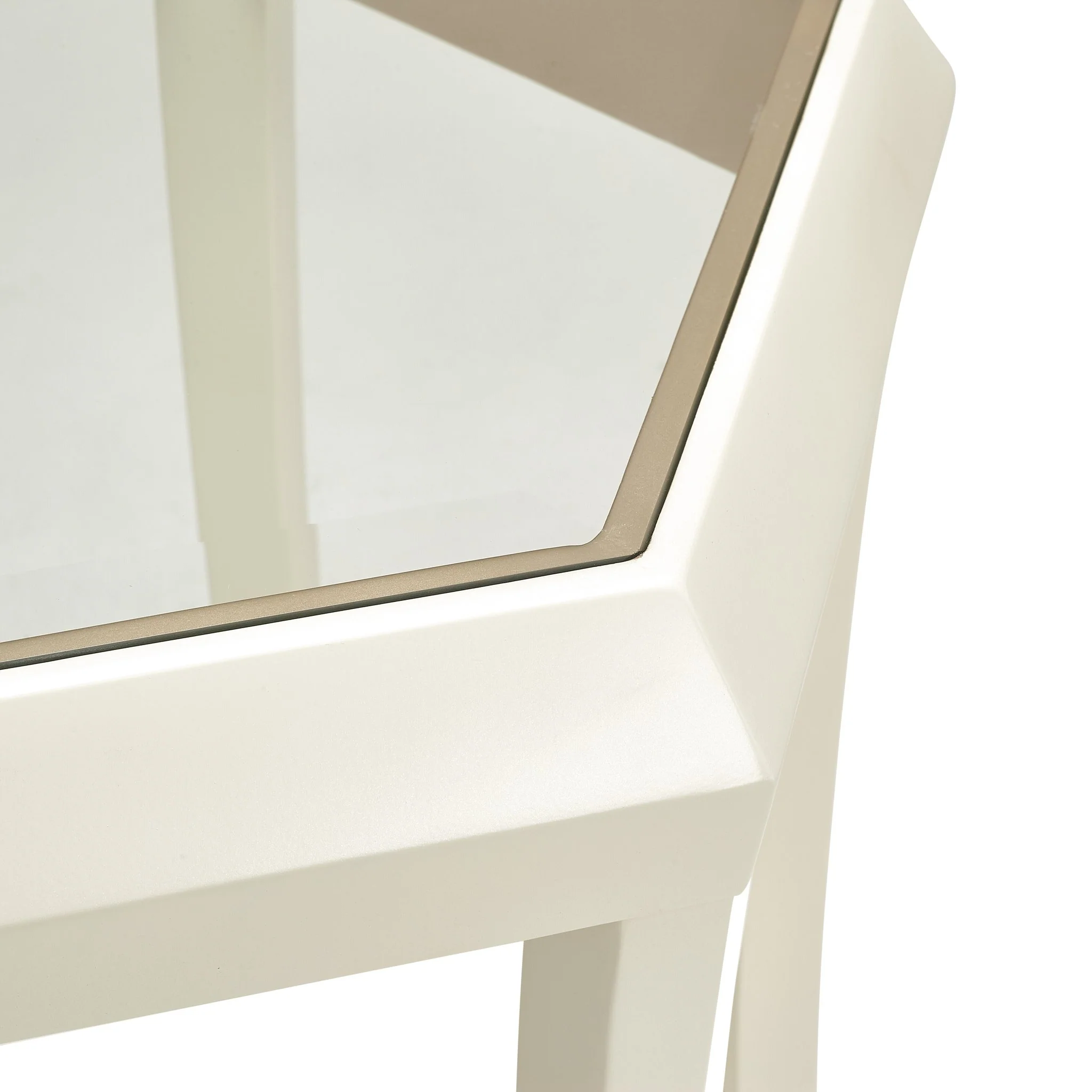 La Rachelle Hexagon Accent Table - Champagne - Image 6