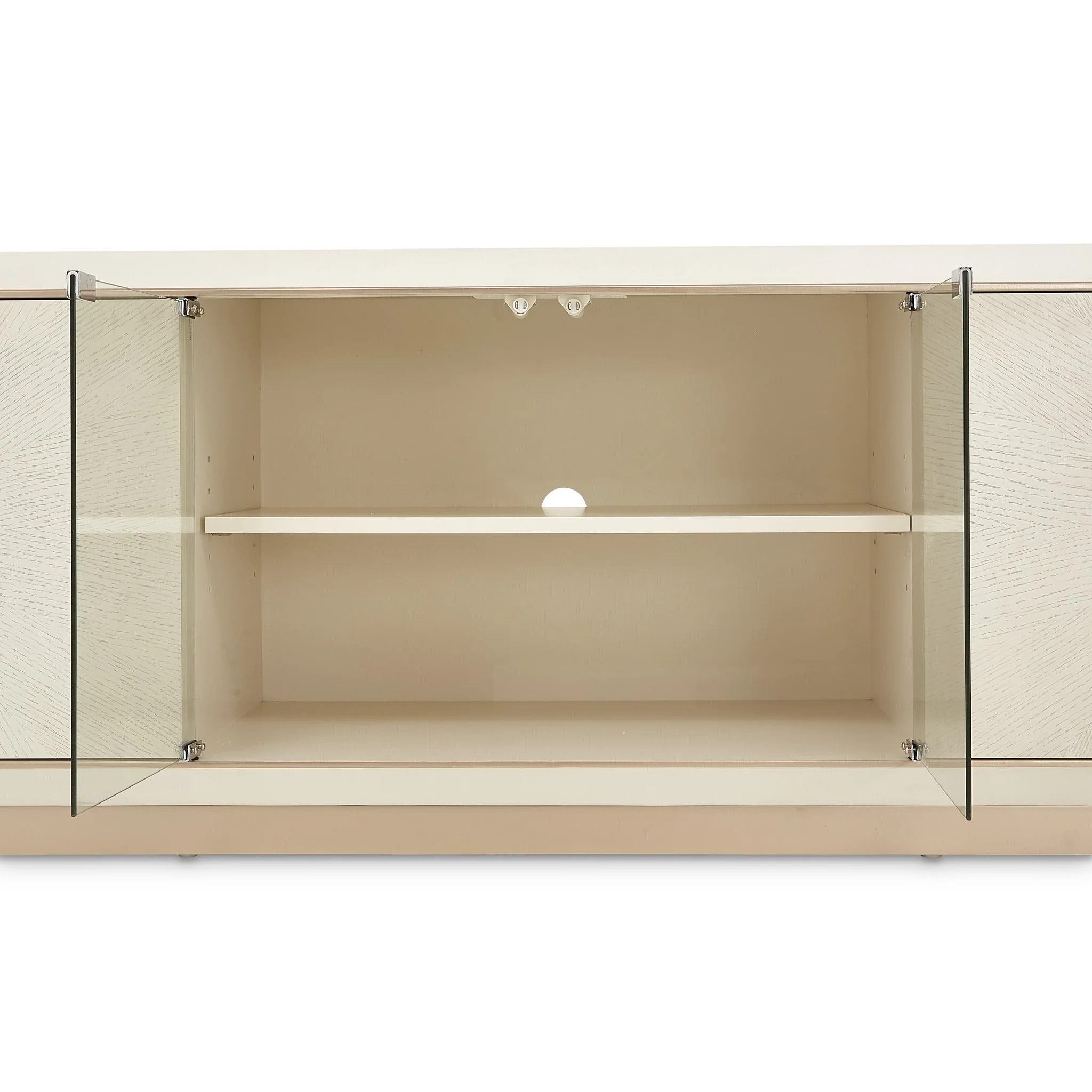 La Rachelle Media Cabinet - Champagne - Image 4