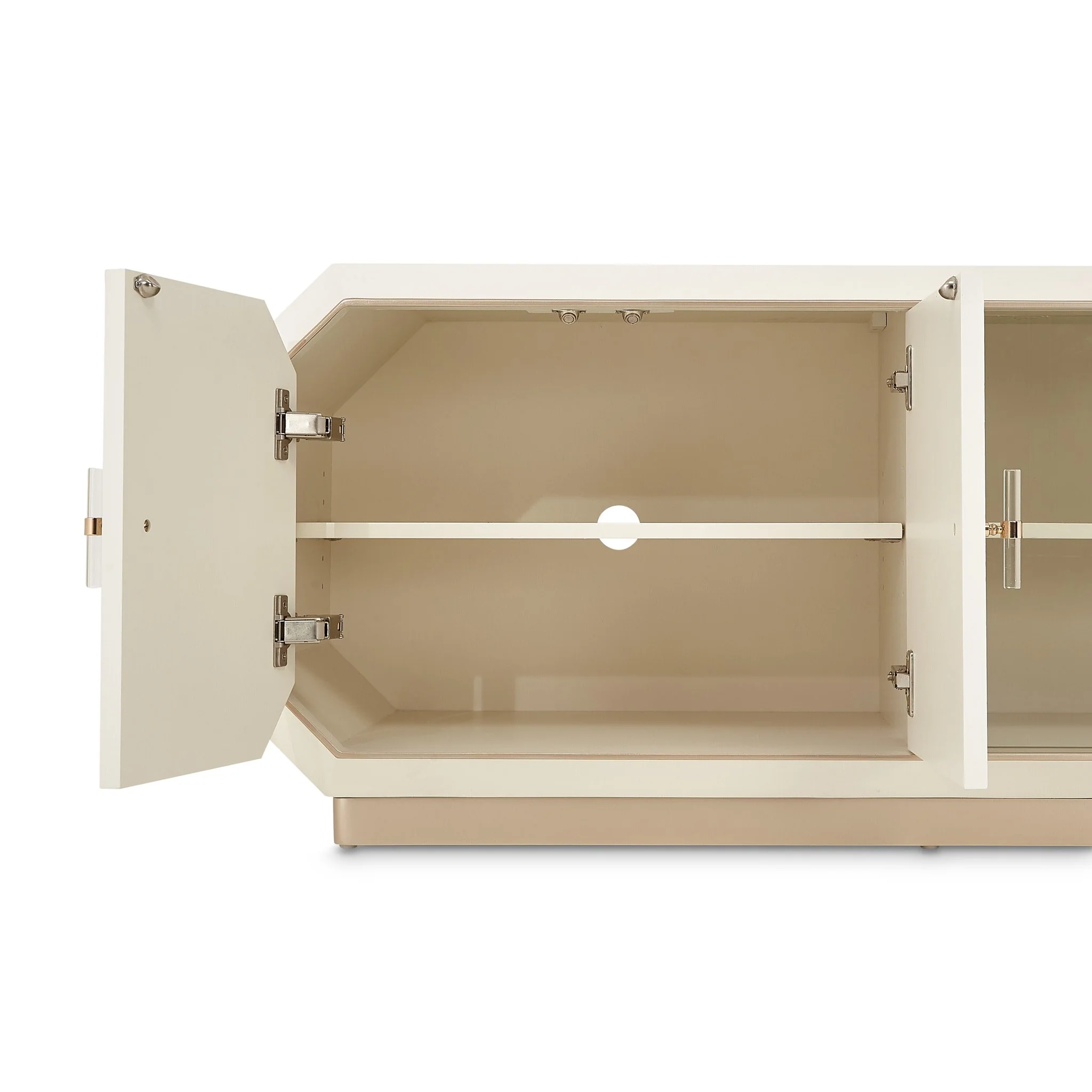La Rachelle Media Cabinet - Champagne - Image 8