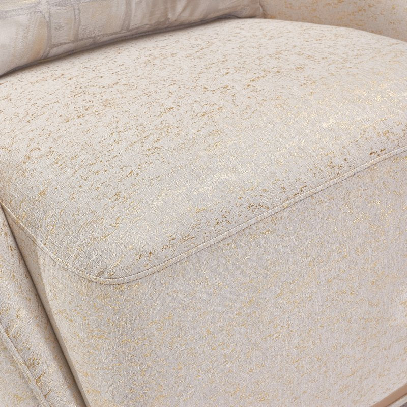La Rachelle Swivel Chair - Gold Rush/Champagne - Image 12