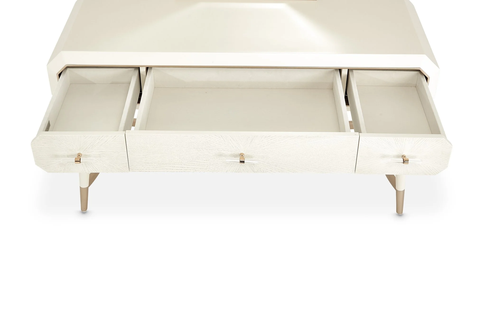 La Rachelle Vanity Desk - Champagne - Image 8