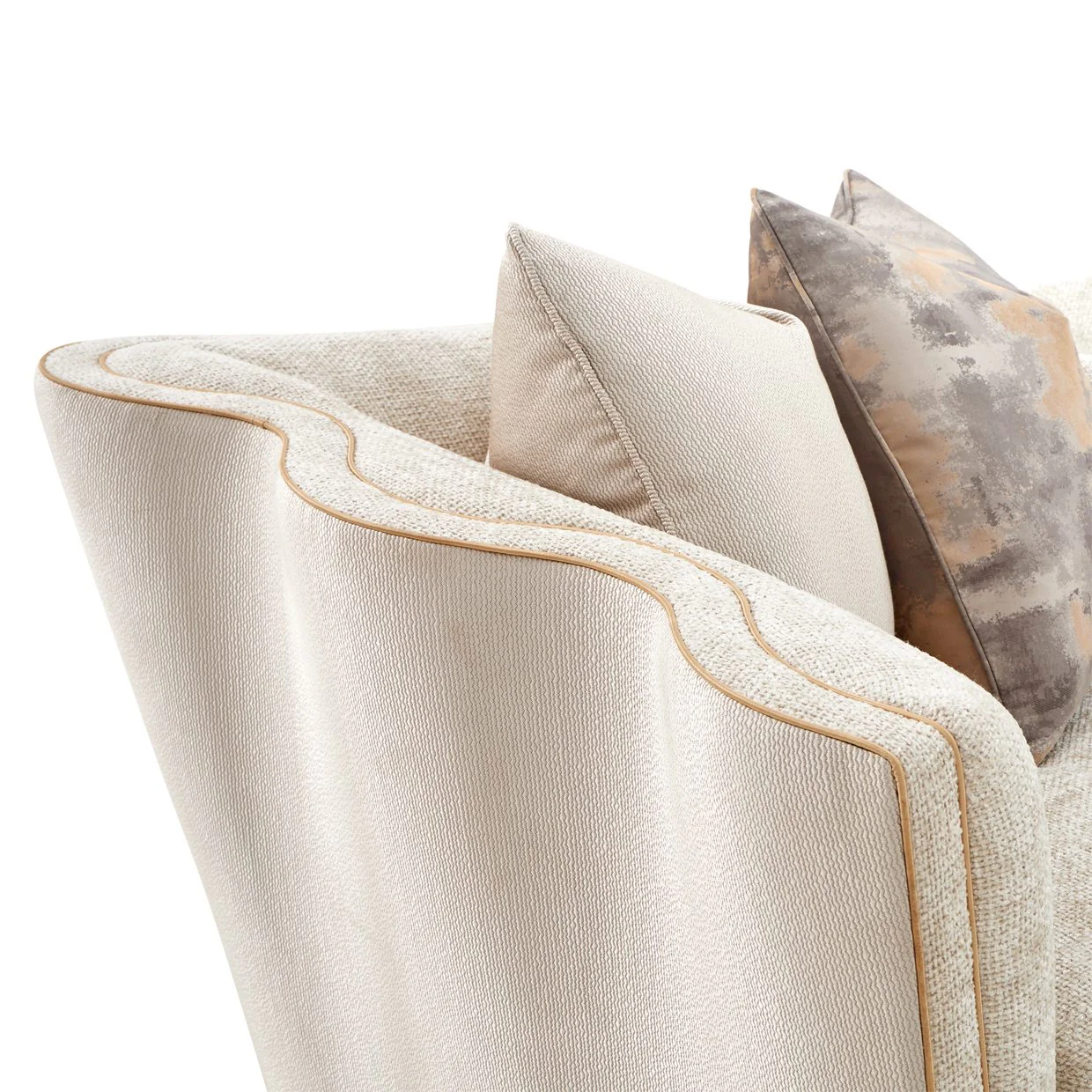 La Terrazza Sofa - Cappuccino/Light Champagne - Image 8