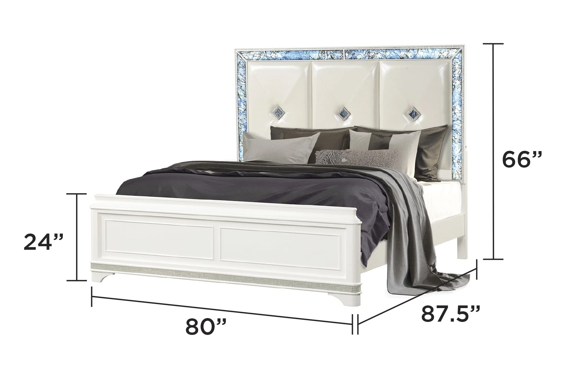 Laguna King 5PC Bedroom Set - Image 4