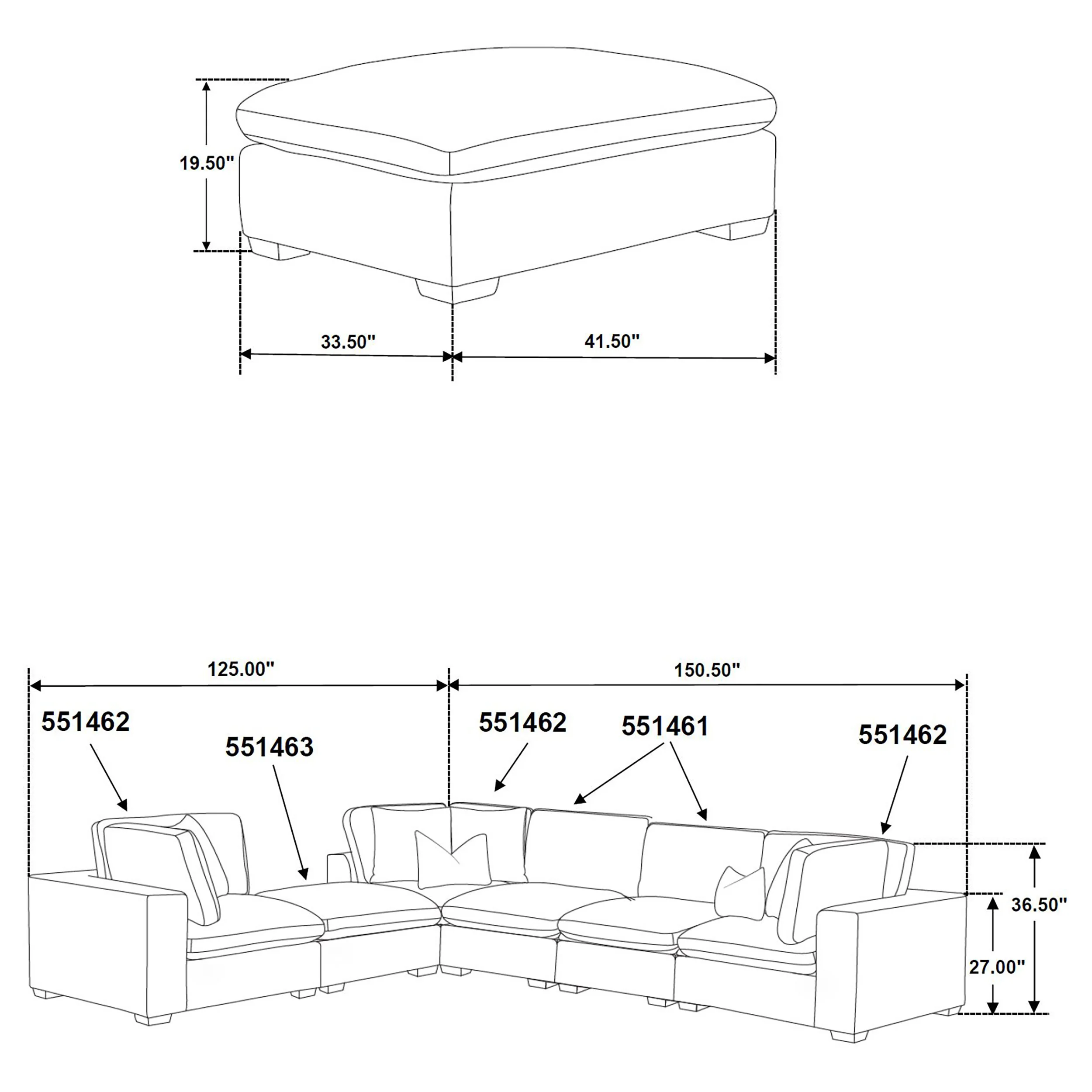 Lakeview Modular Sectional Sofa - Image 21