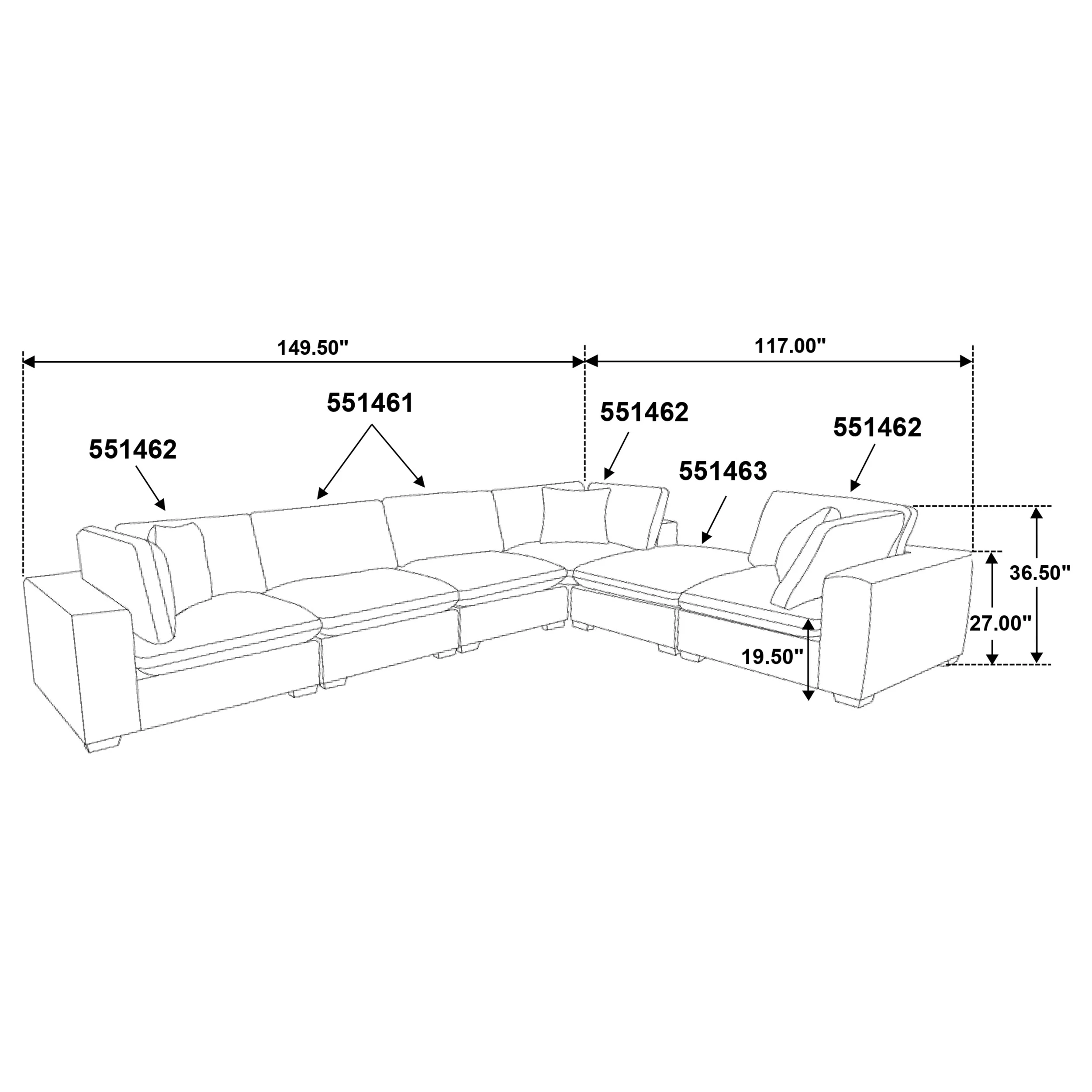 Lakeview Modular Sectional Sofa - Image 7