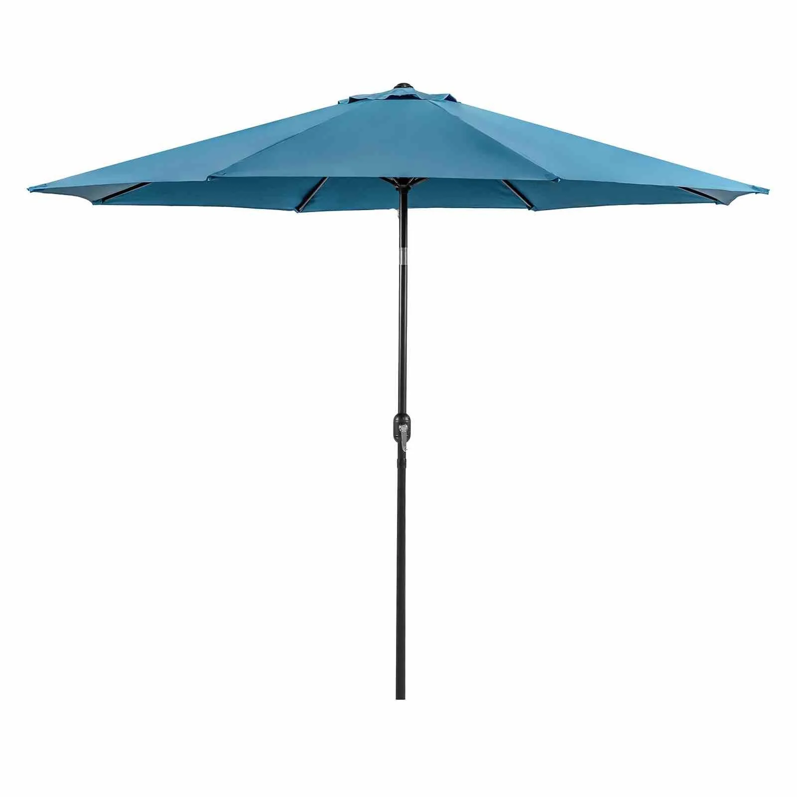 Lali 11' Outdoor Umbrella, Blue + Base