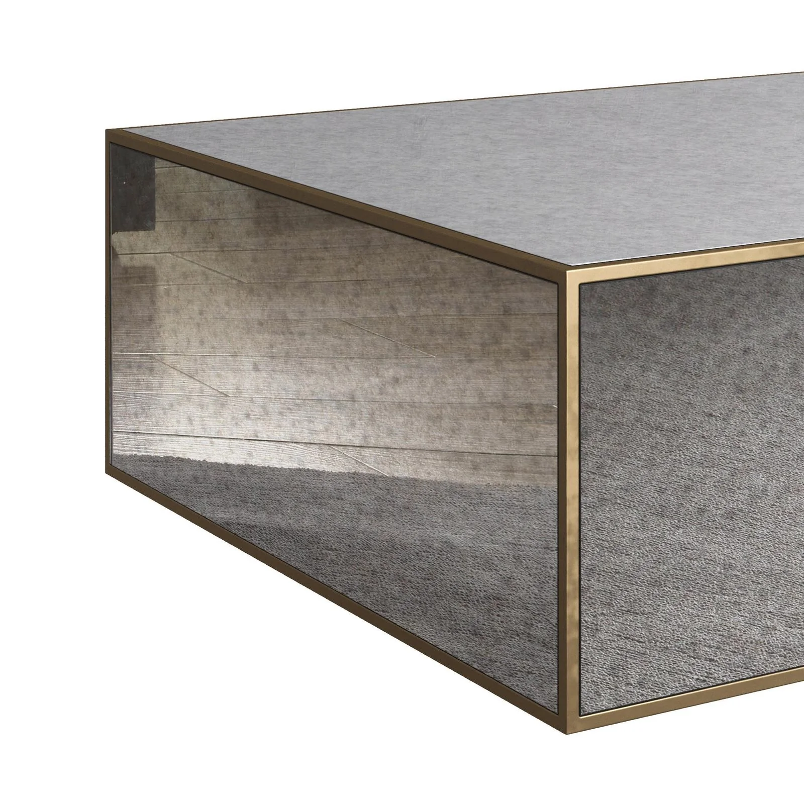 Lana Mirrored Large Coffee Table - Image 4