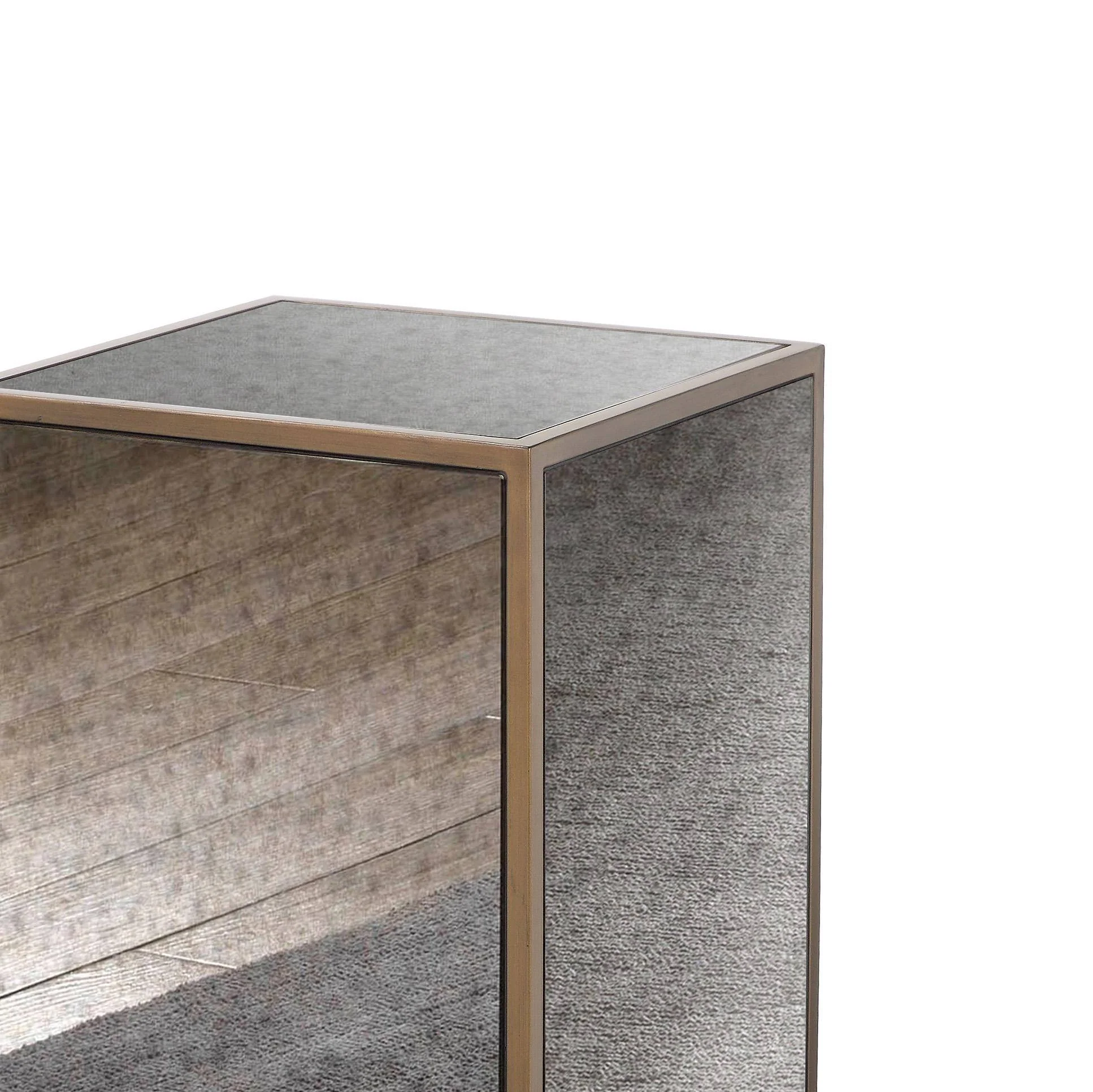 Lana Mirrored Side Table - Image 4