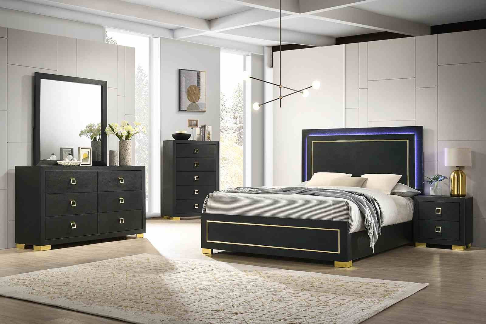 Latimer Mirror, Black - Image 2