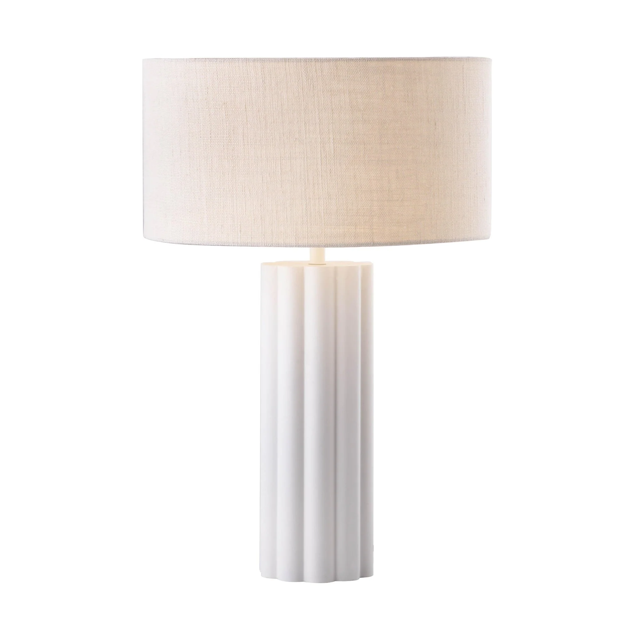 Latur Cream Table Lamp - Image 3
