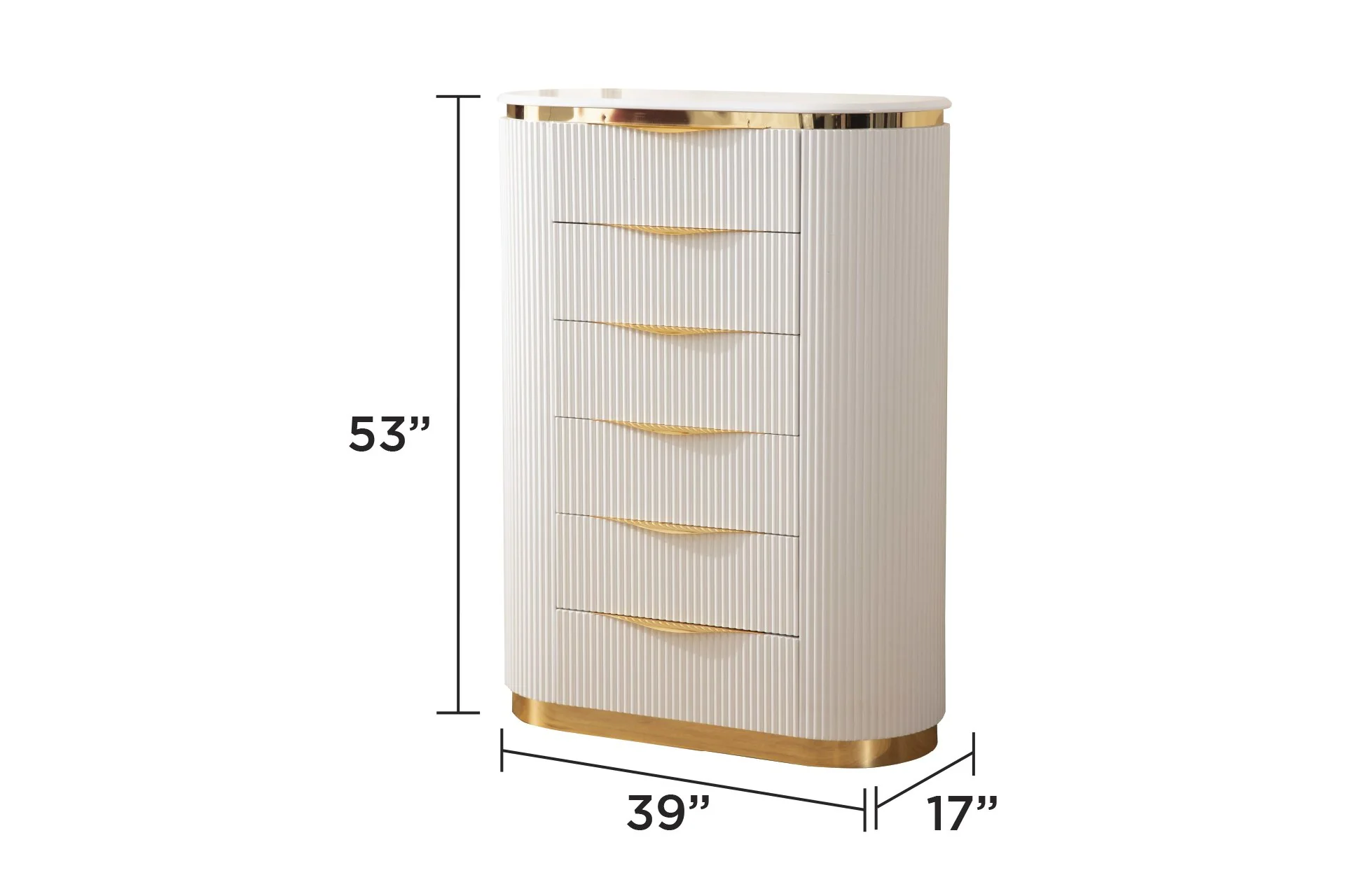 Laura King 6 Pc Bedroom Set White - Image 25
