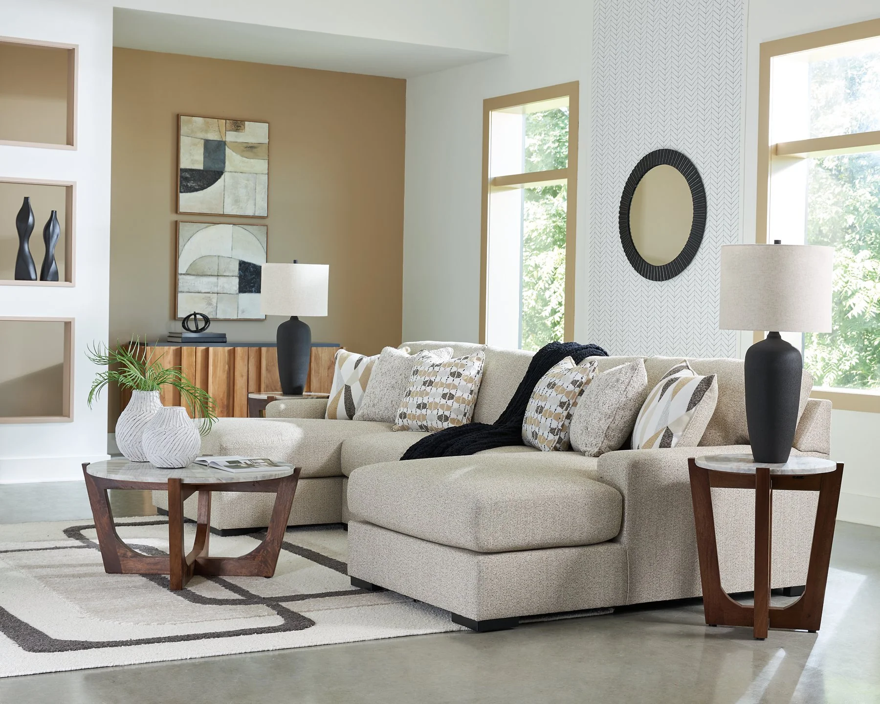 Laurelgrove Double Chaise Sectional - Image 13