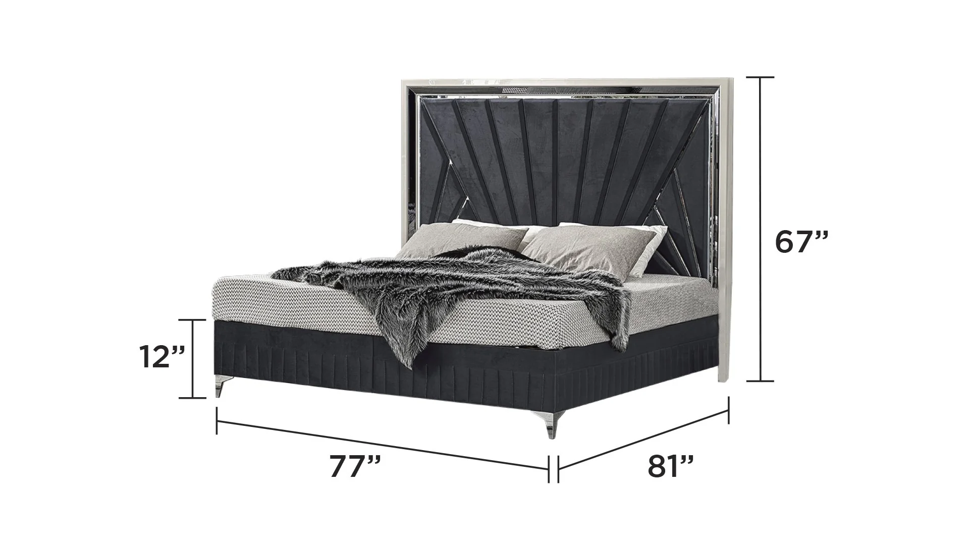 Lavita King Bed - Image 3