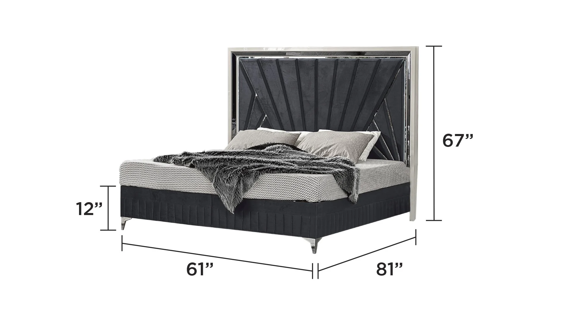 Lavita Queen 4PC Bedroom Set - Image 4