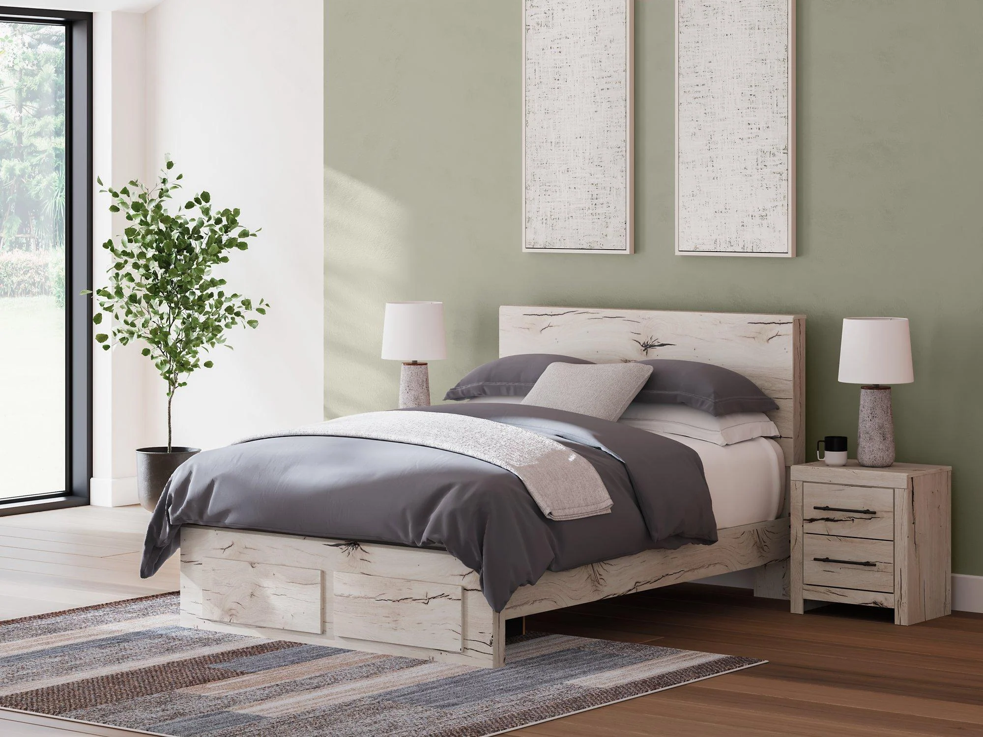 Lawroy Panel Storage Bed - Image 2
