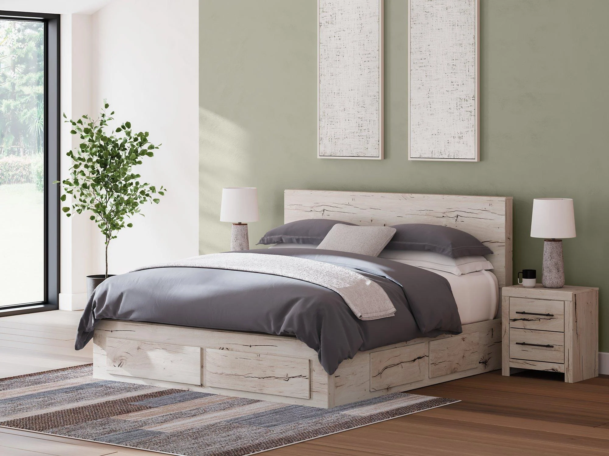 Lawroy Panel Storage Bed - Image 9