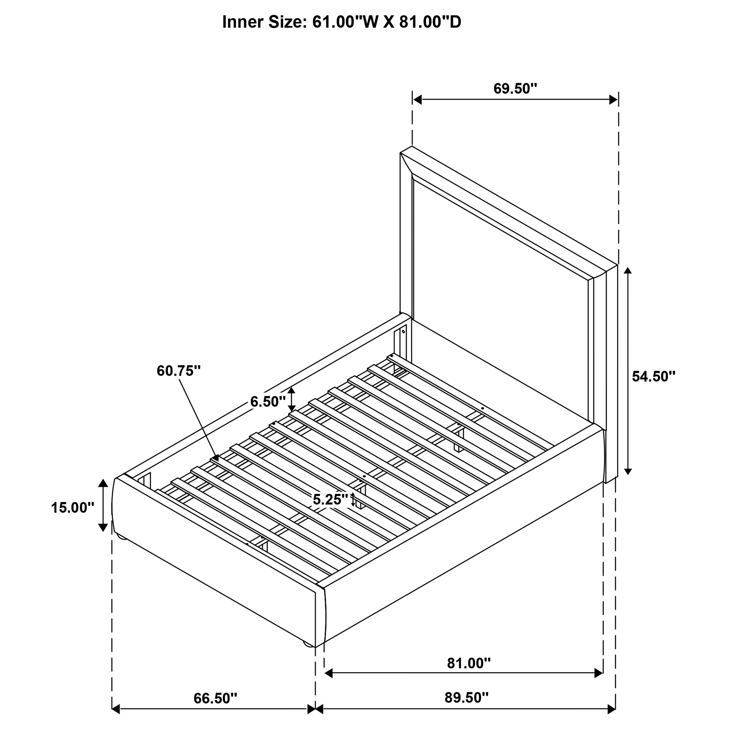 Lawson Panel Platform Bed - Image 36