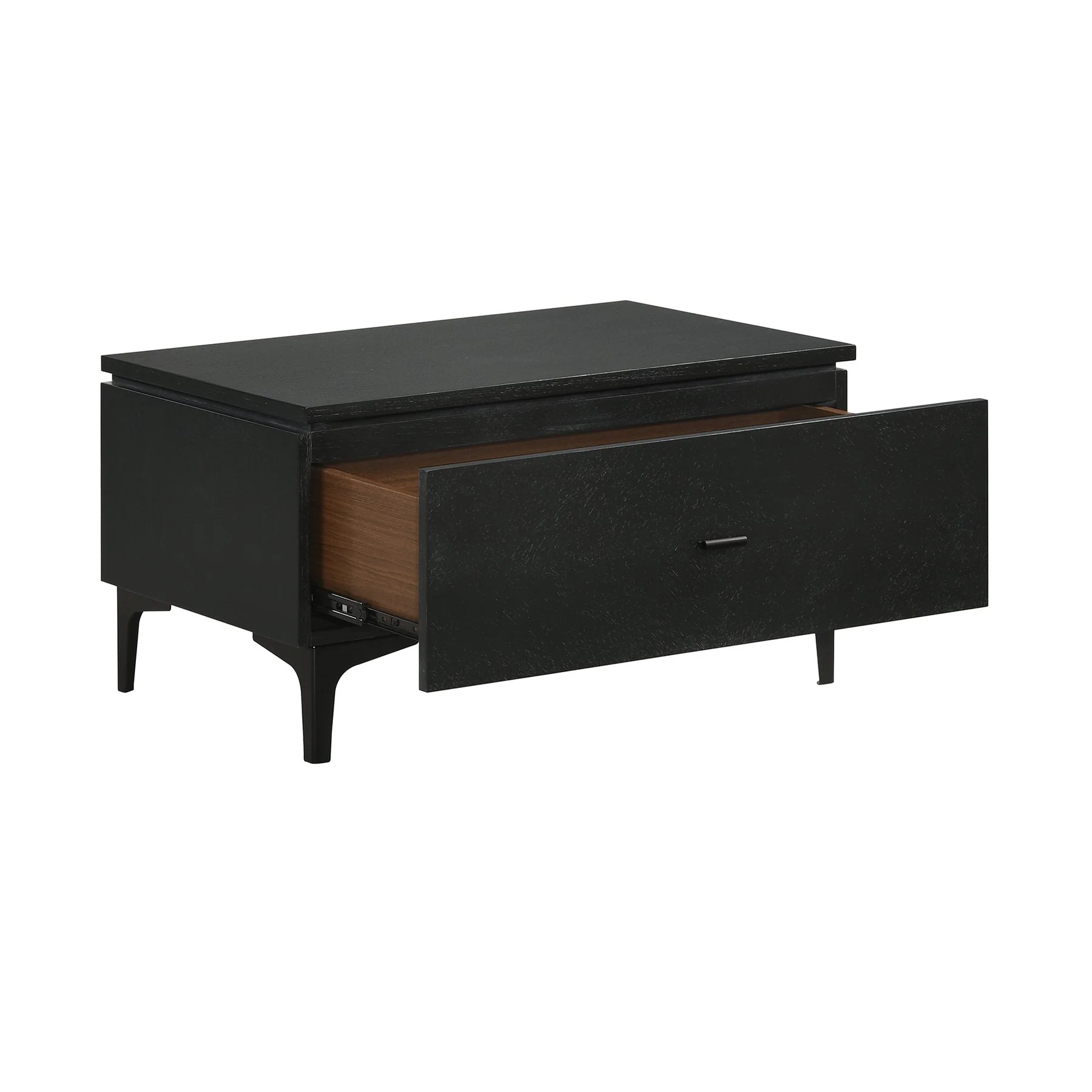 Legend 4 Piece Gray Fabric King Platform Bedroom Set with Dresser and Nightstands - Image 6