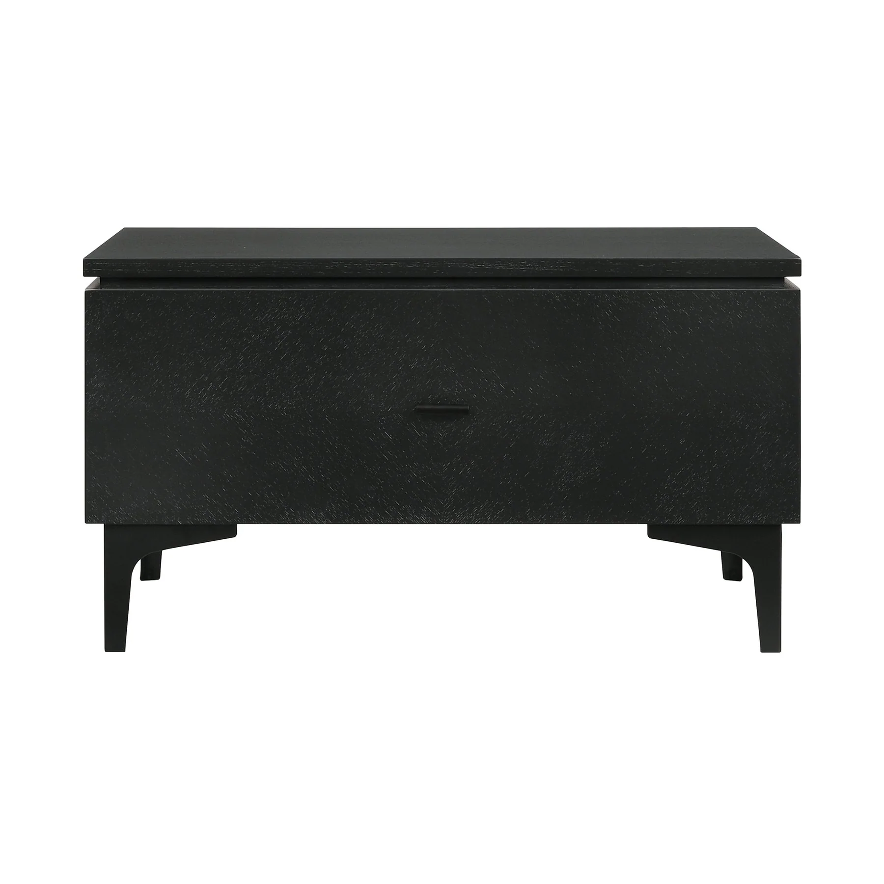 Legend 4 Piece Gray Fabric Queen Platform Bedroom Set with Dresser and Nightstands - Image 3