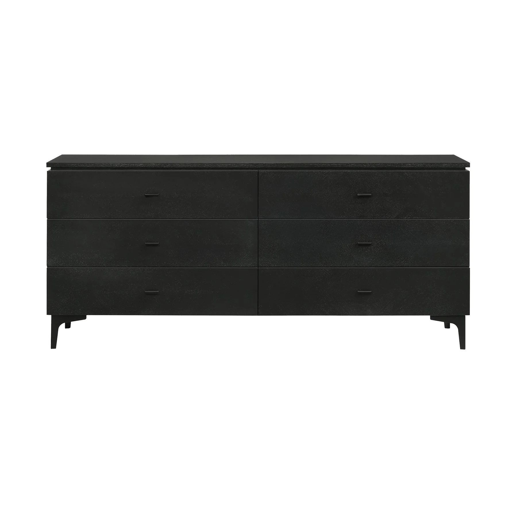 Legend 4 Piece Gray Fabric Queen Platform Bedroom Set with Dresser and Nightstands - Image 4