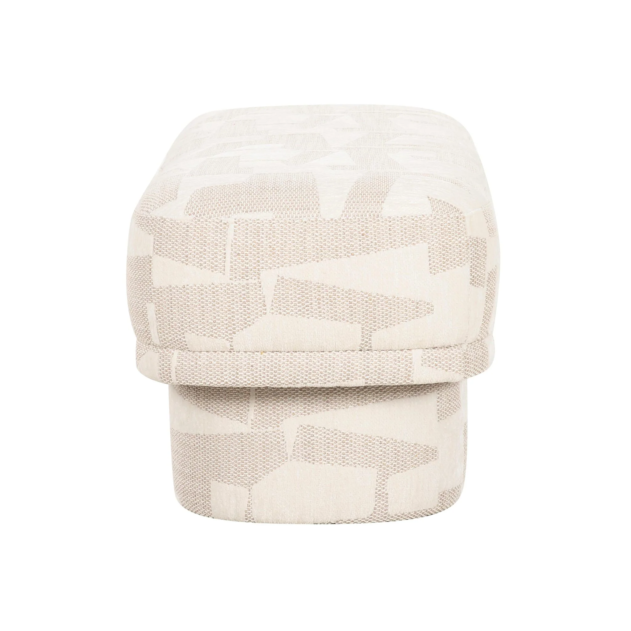 Lena Cream Jacquard Bench - Image 5