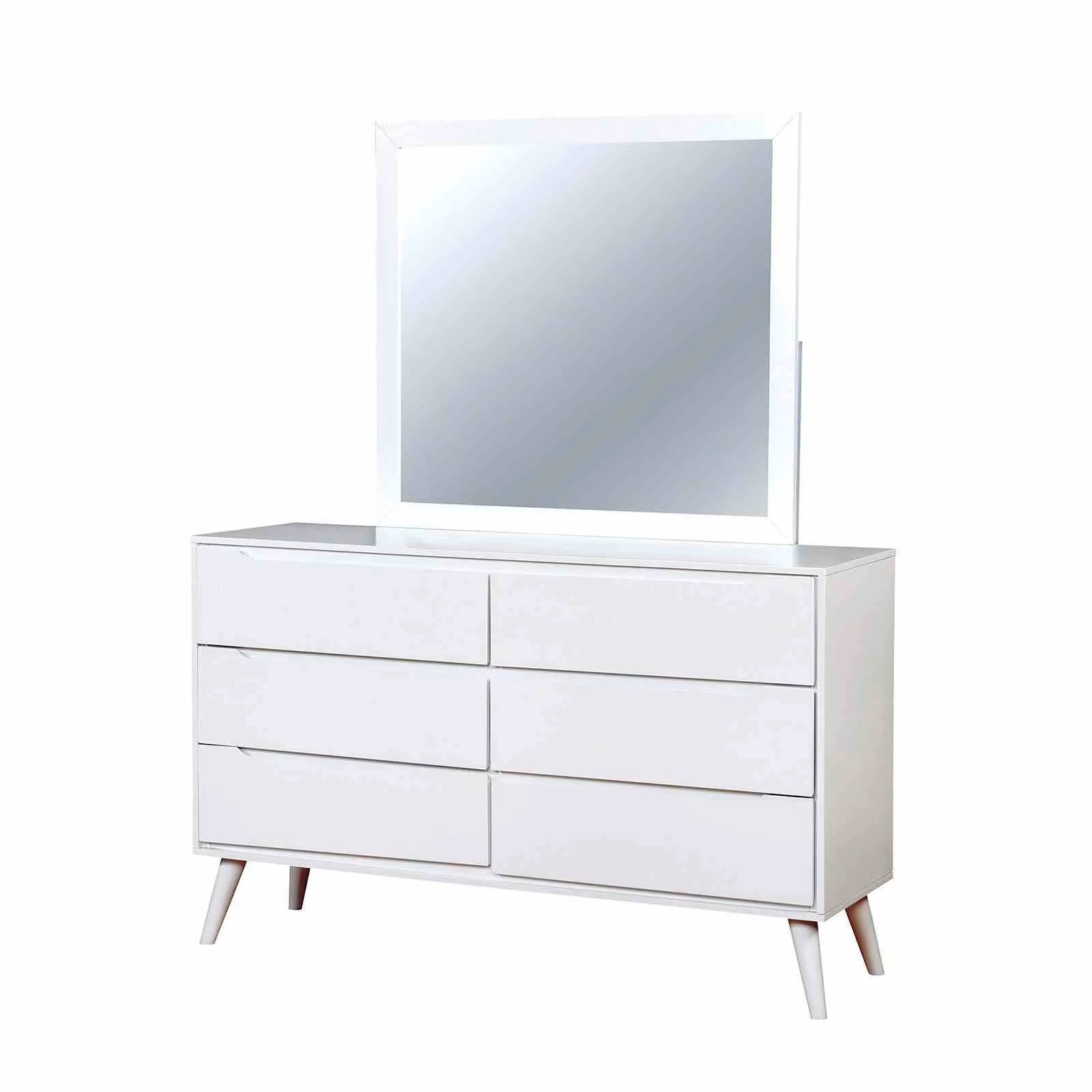 Lennart Ii Rectangular Mirror, White - Image 2