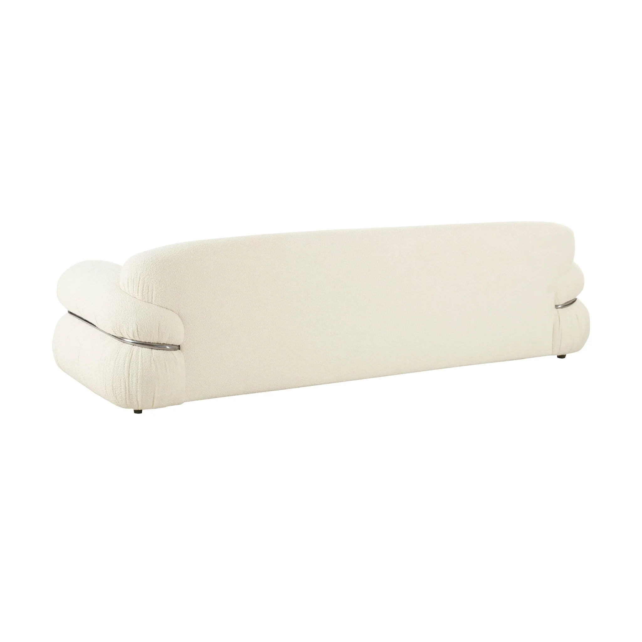 Leyla Cream Boucle Sofa - Image 4