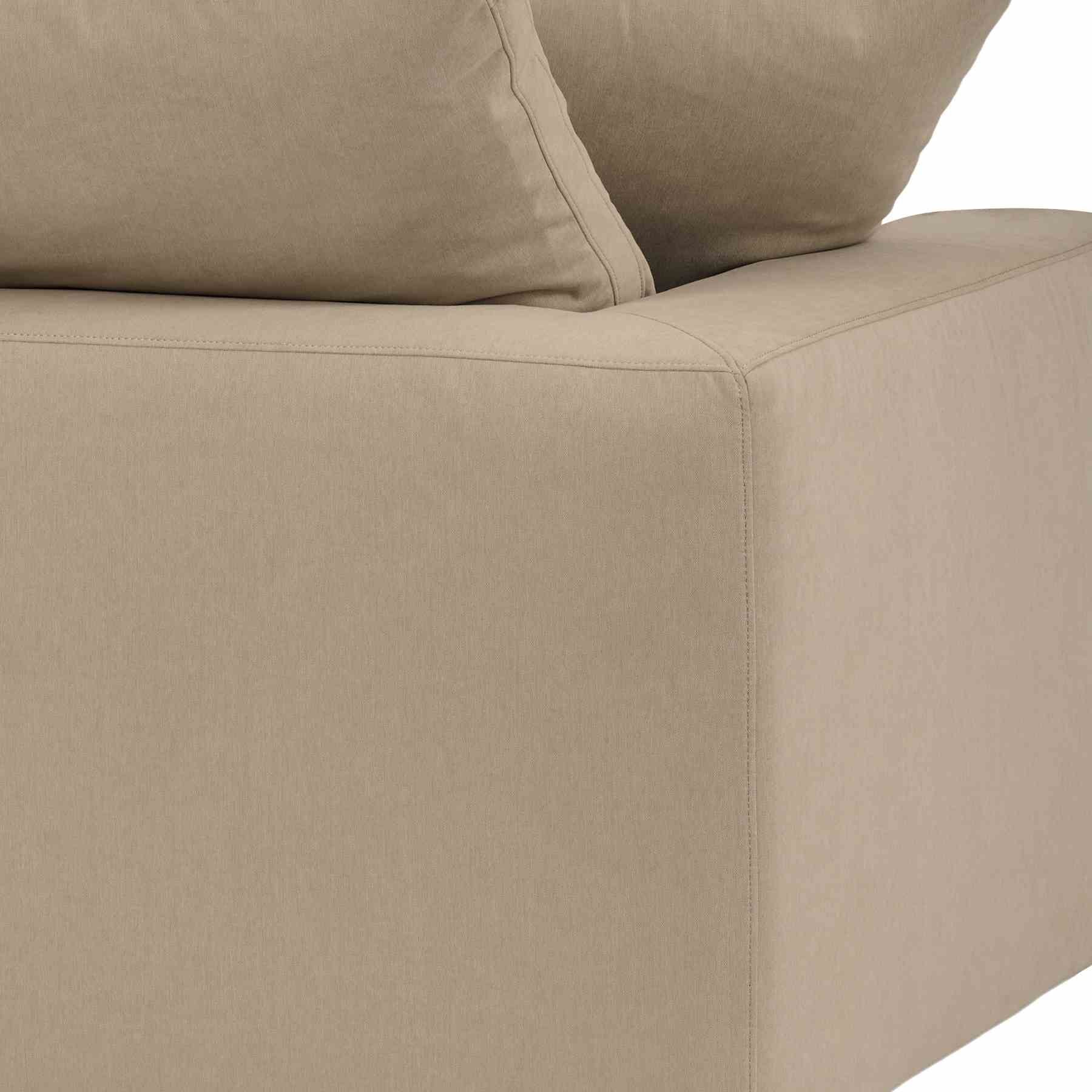 Liberty 51.5" Upholstered Chair and a Half in Sahara Brown - Image 6