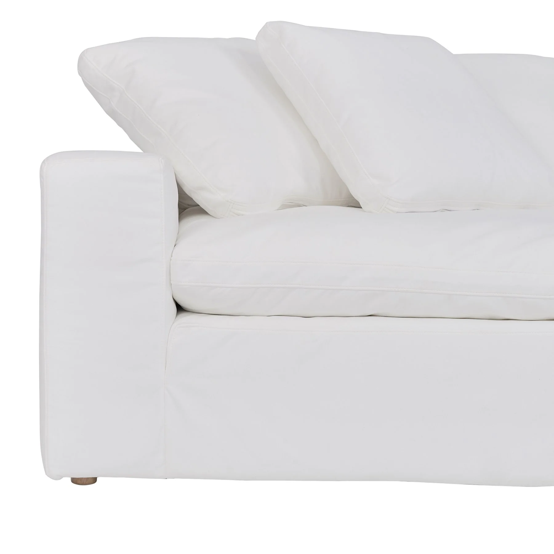 Liberty 96.5" Upholstered Sofa in Pearl - Image 5