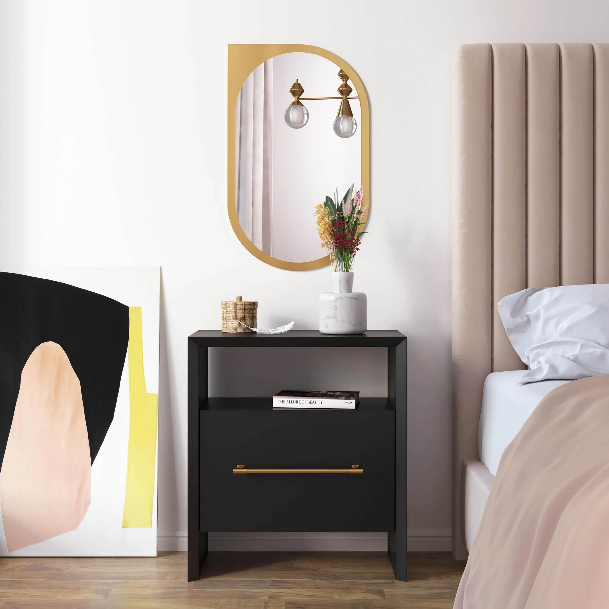 Libre Black Nightstand - Image 2