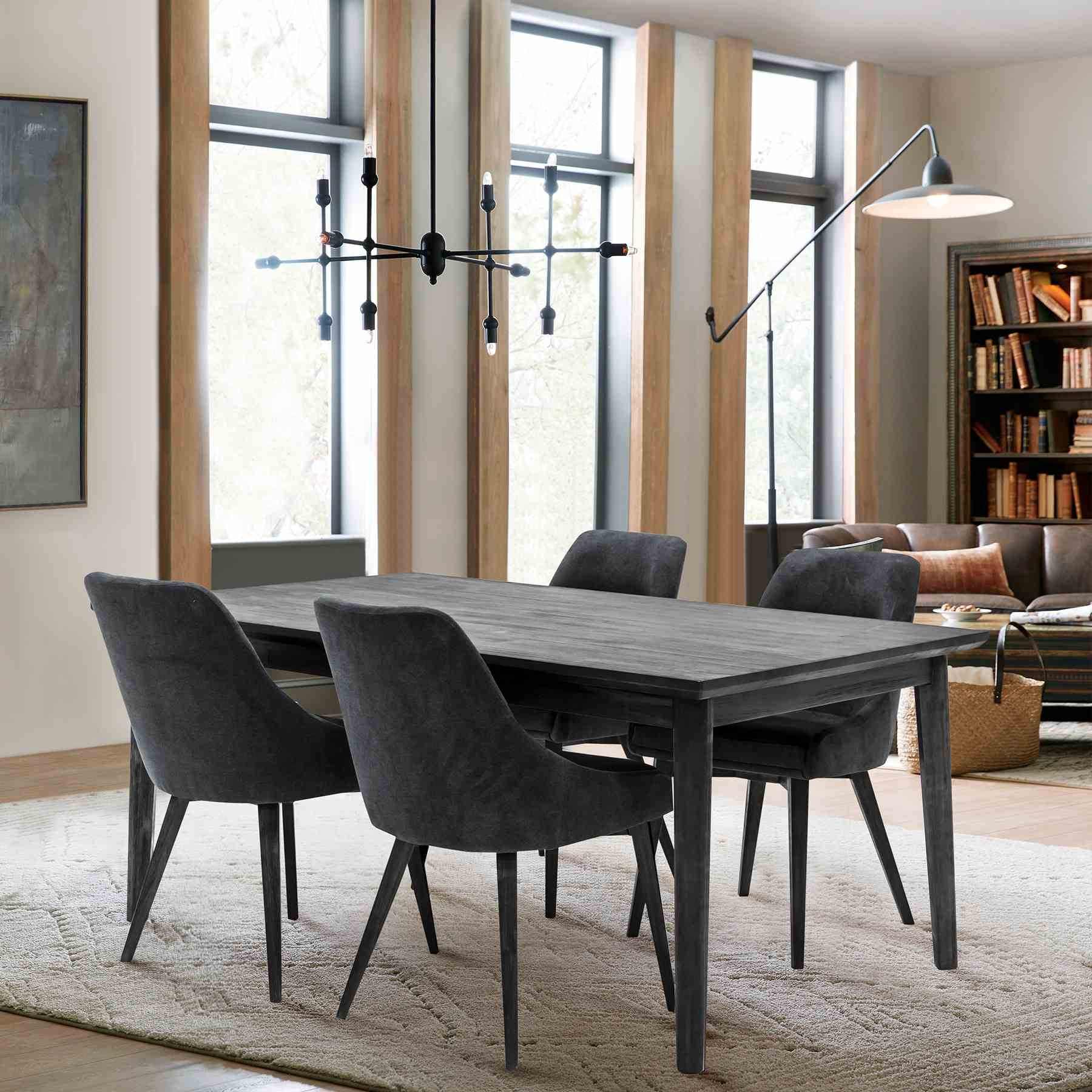 Lileth Charcoal Upholstered Dining Chair - Set of 2 - Image 10