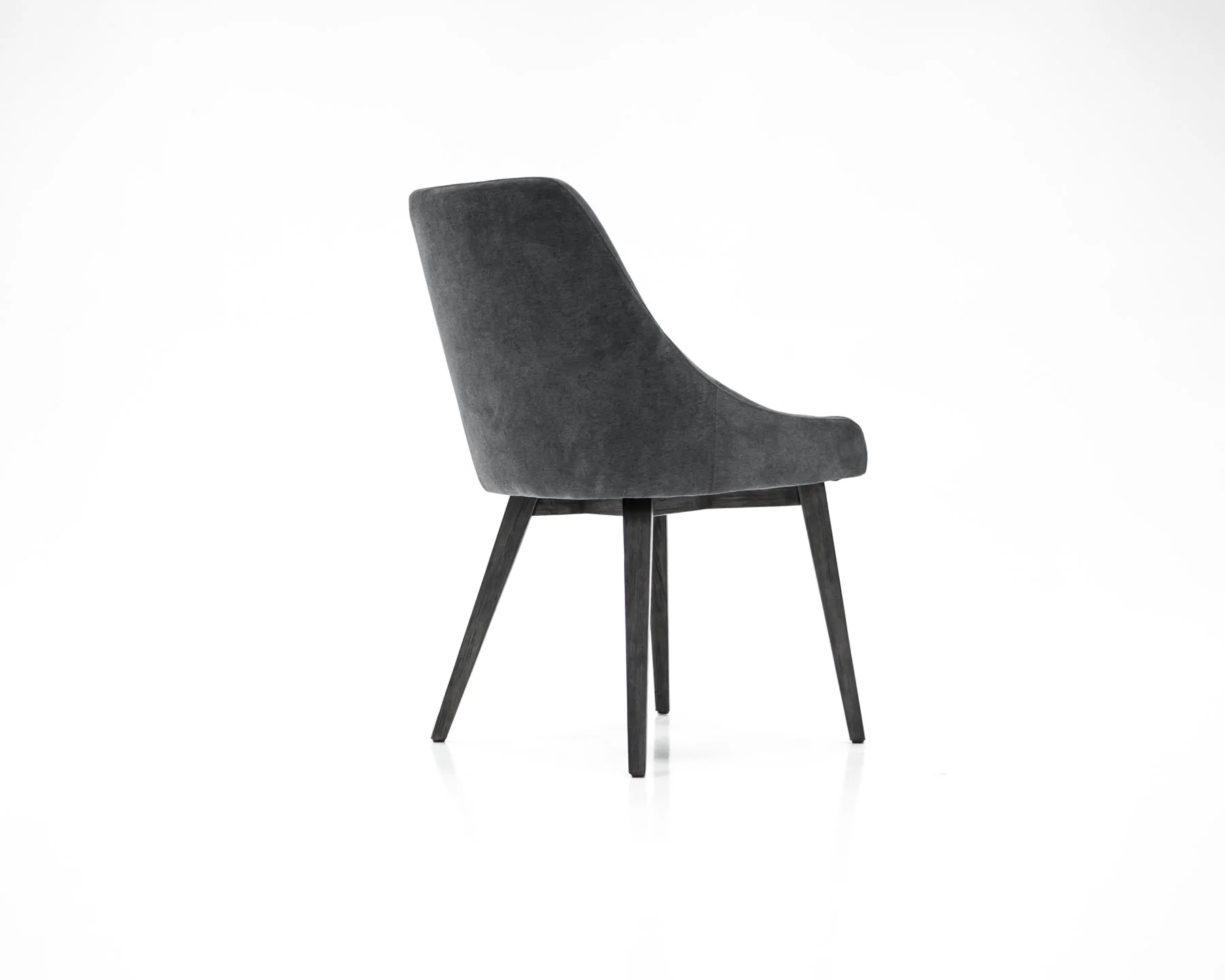Lileth Charcoal Upholstered Dining Chair - Set of 2 - Image 3