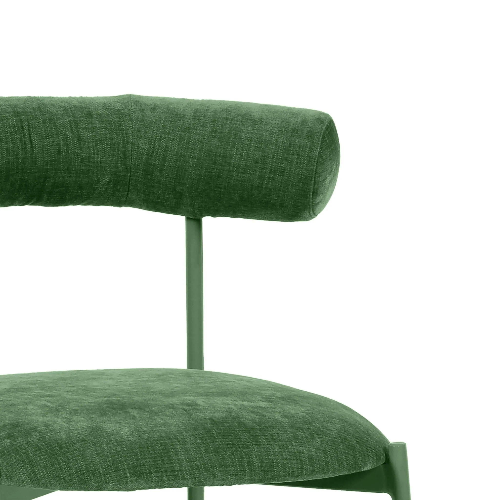 Liliana Forest Green Performance Velvet Bar Stool - Image 5