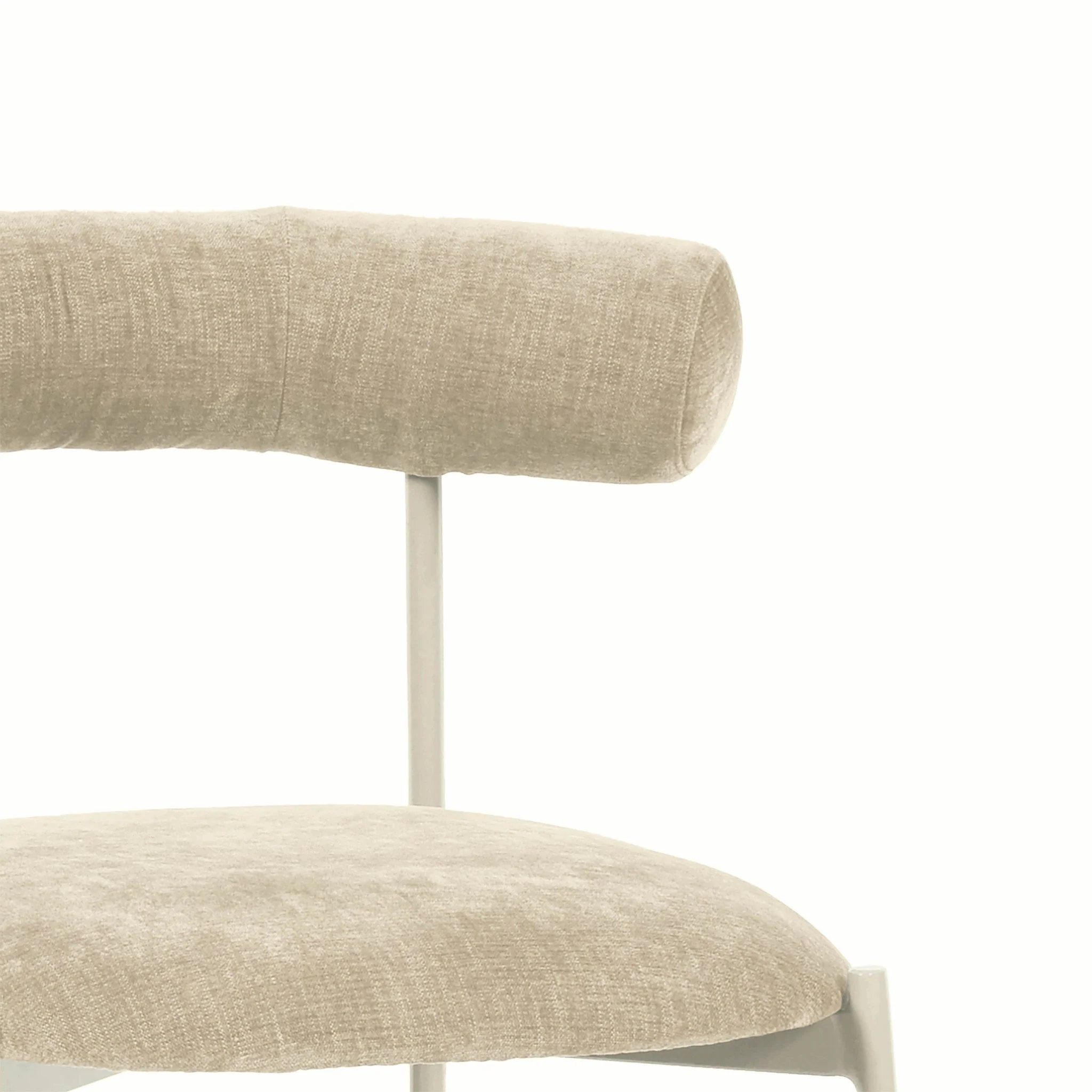 Liliana Taupe Performance Velvet Bar Stool - Image 6